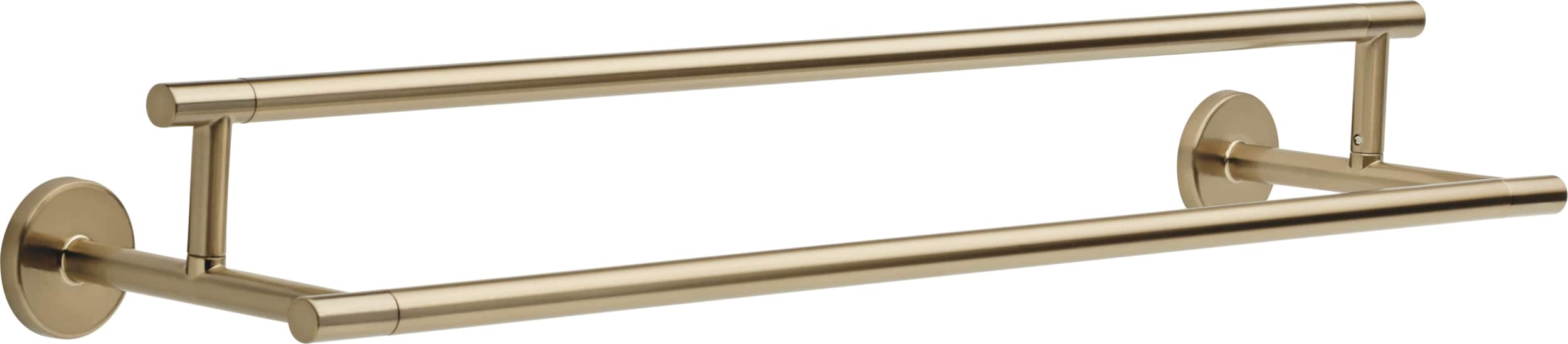Delta 75925-CZ Trinsic 24-in double Champagne Bronze Wall mount Double Towel Bar