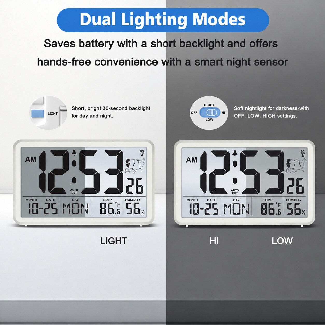 Phewnyzo LPW0814W448 Indoor-Outdoor-Clocks - View #4