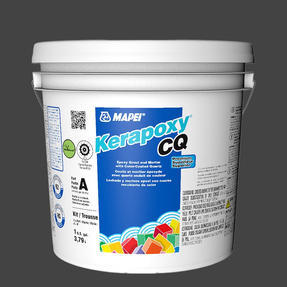 MAPEI 5UB501004 Kerapoxy CQ Black #5010 Epoxy Grout (1-Gallon)