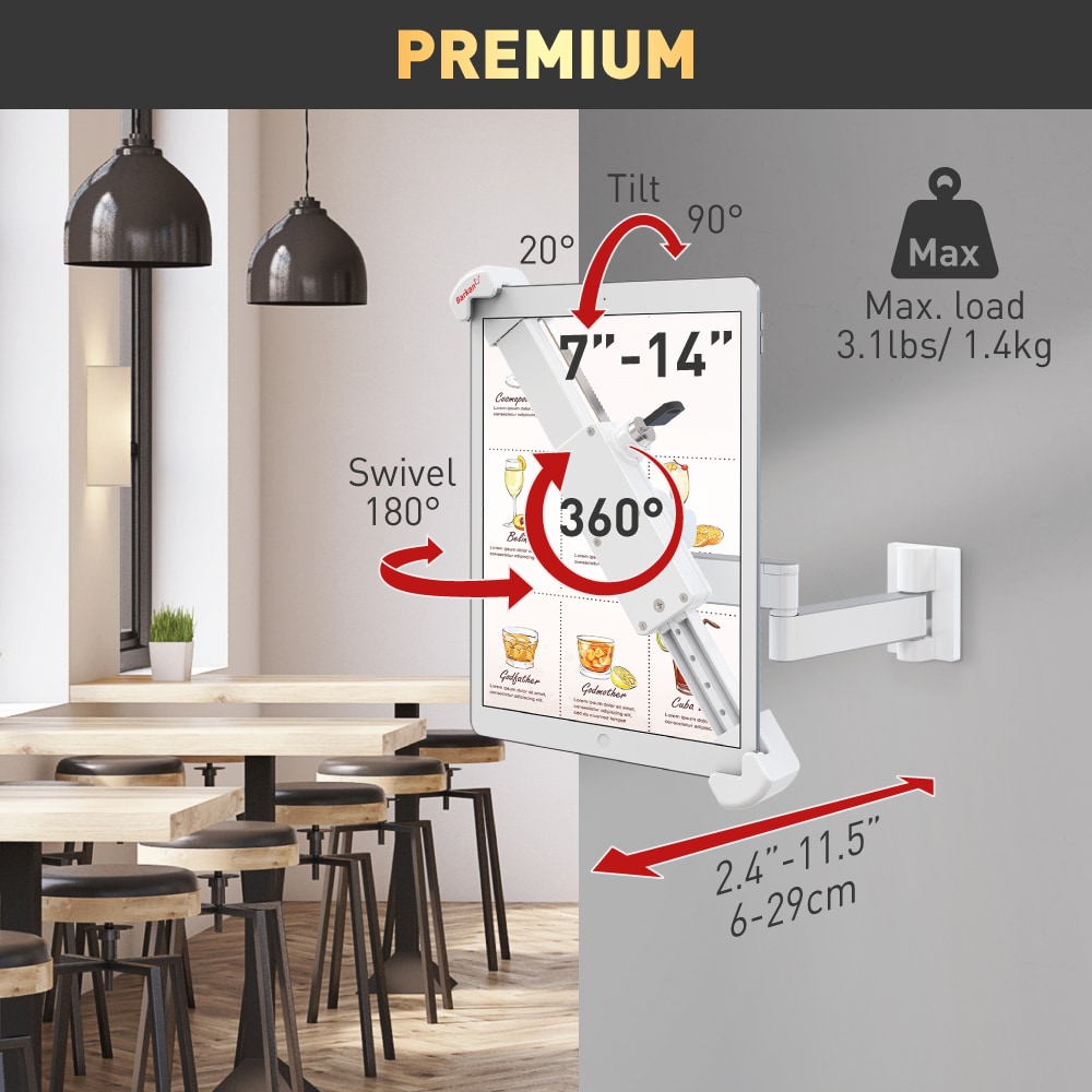 Barkan T72VL TV Mounts Tilt Indoor Wall Device mount Fits ( Hardware Included )