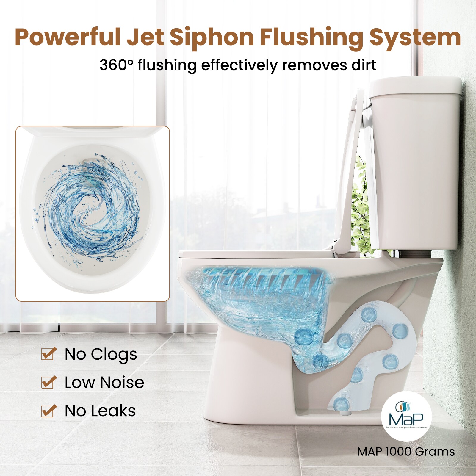 Slickblue D-CO-6638AB toilets - Thumbnail View #4