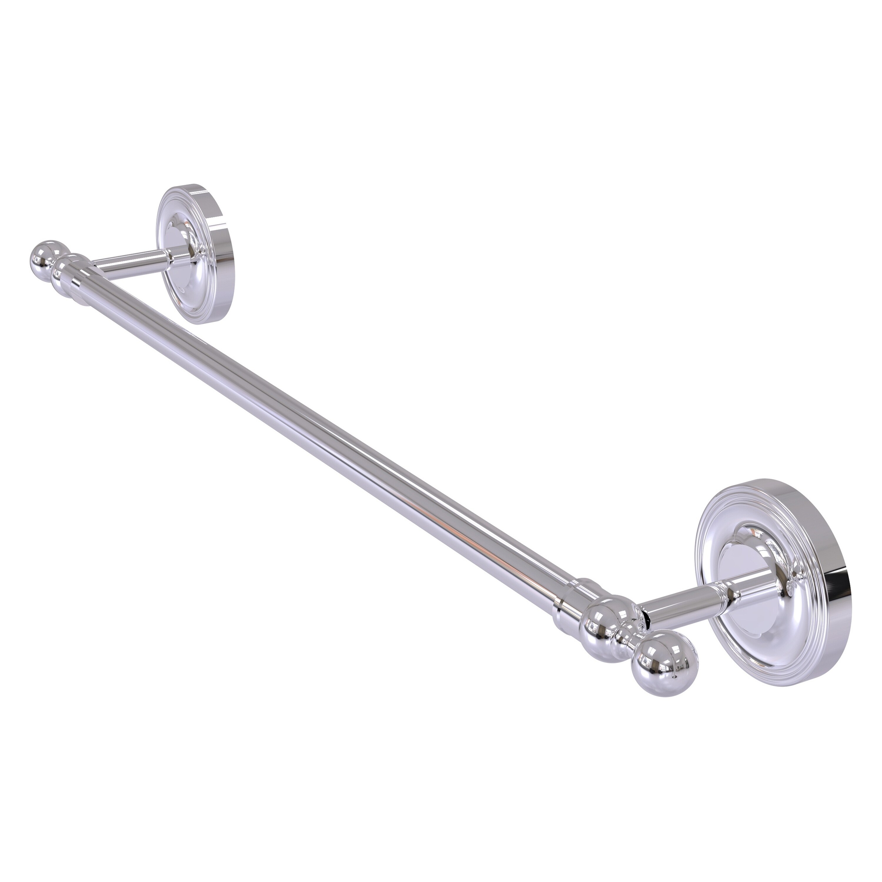 Allied Brass R-41/36-PC Regal 36-in Polished Chrome Wall mount Single Towel Bar