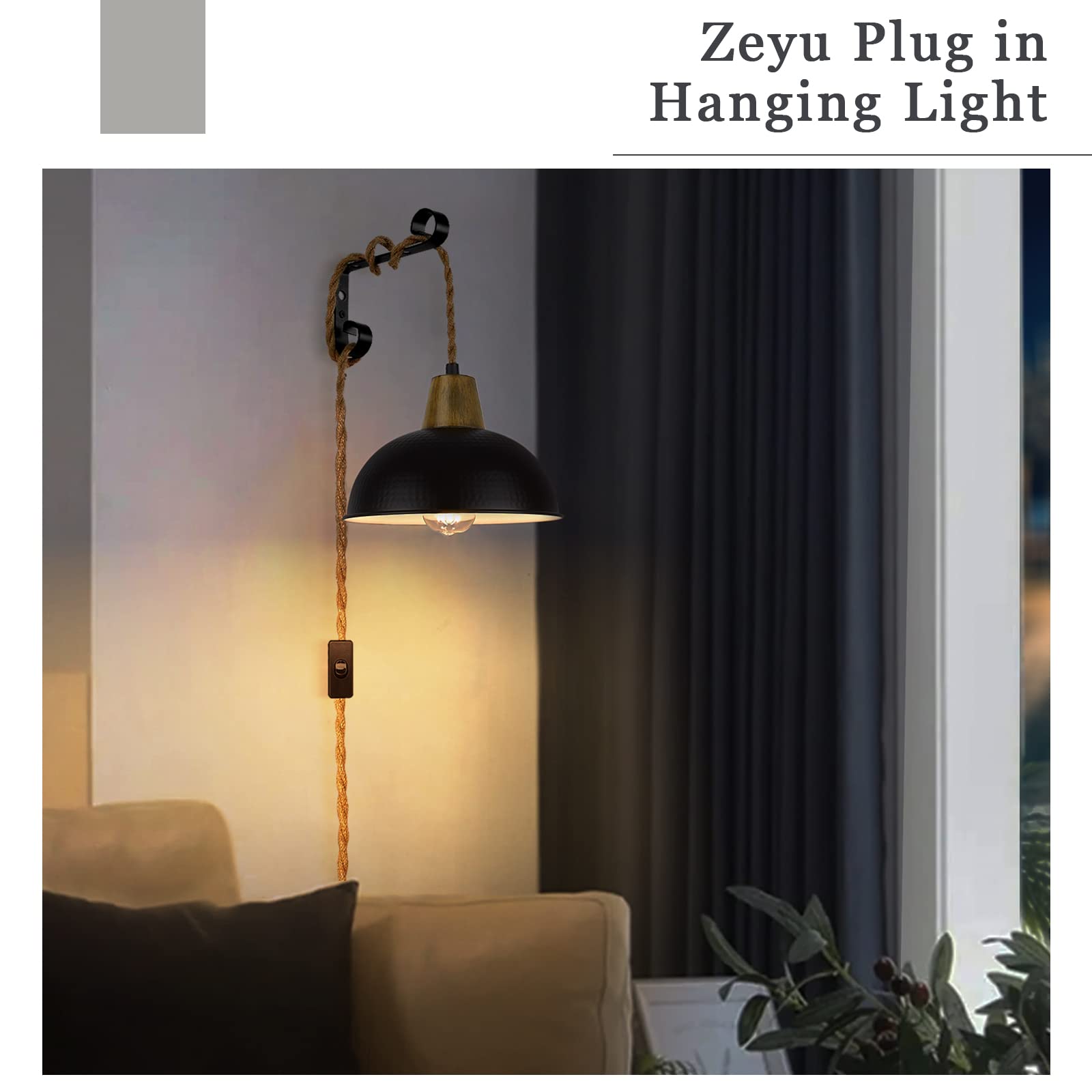 LTMATE LSZG60MIL-2 BK+WD Pendant-Lights - View #4