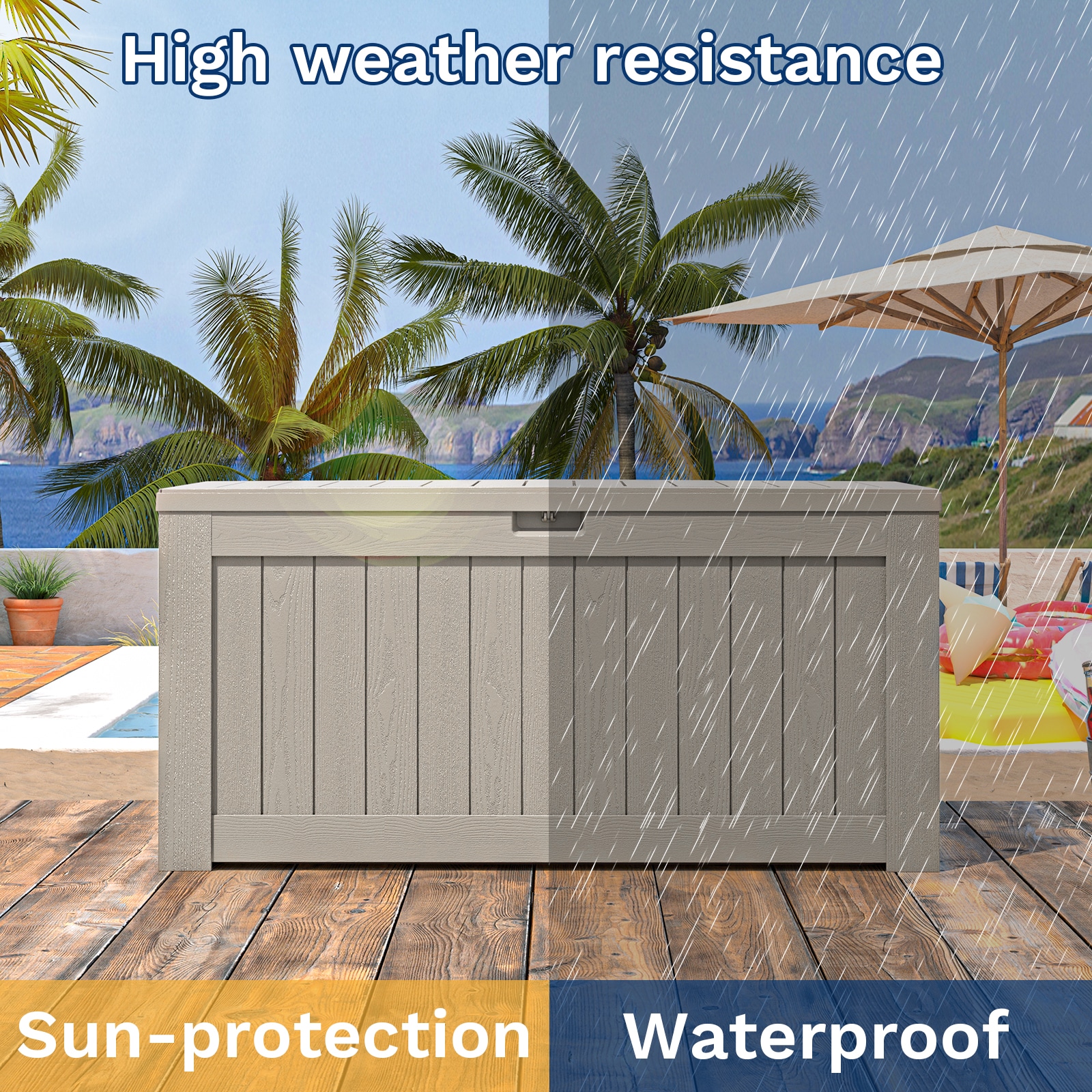 Patiowell WES-PSB24-0432A-WCF Deck-Boxes - View #5