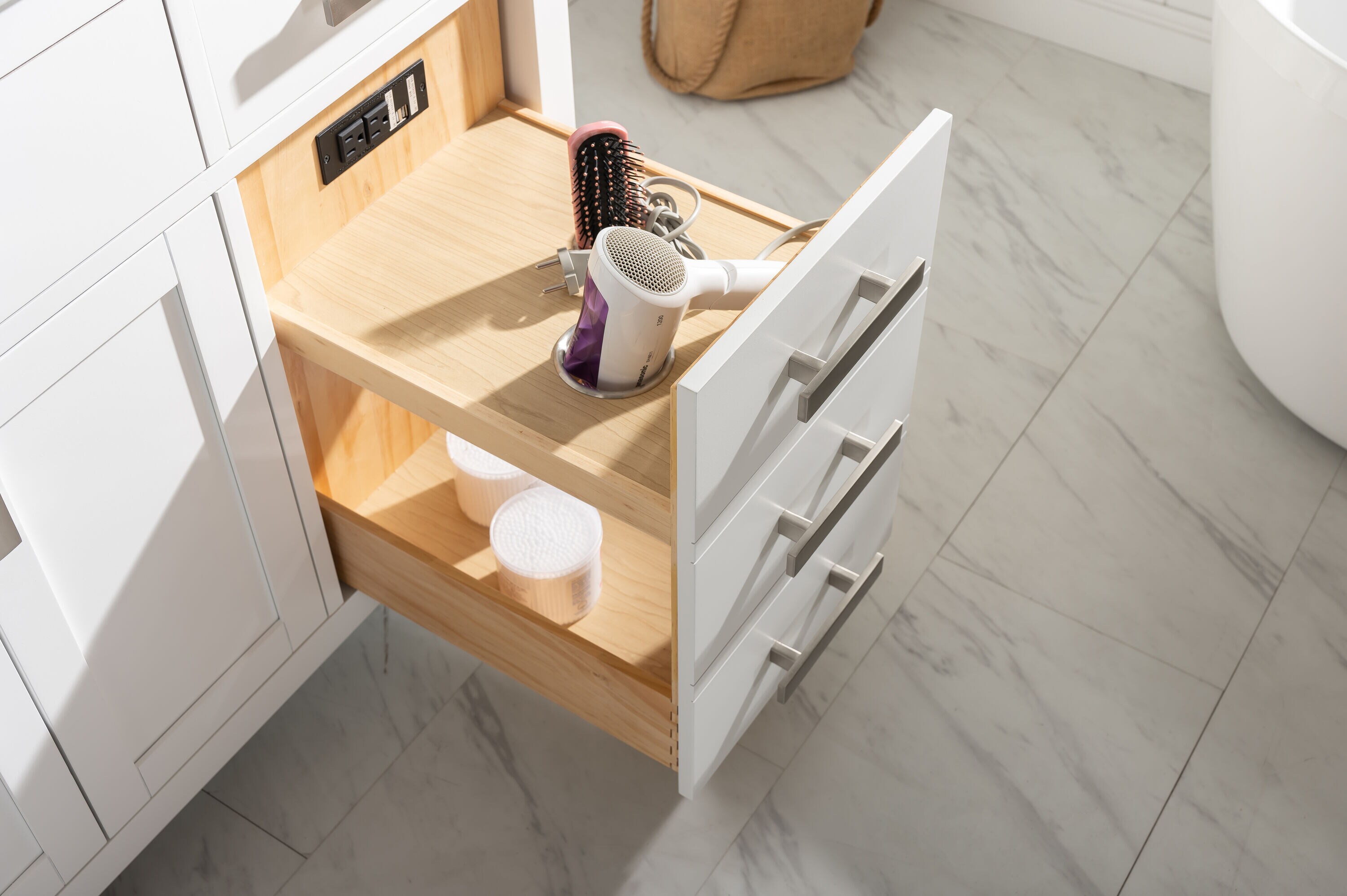 Design Element V01-54-WT Bath-Vanity-Combo - View #9