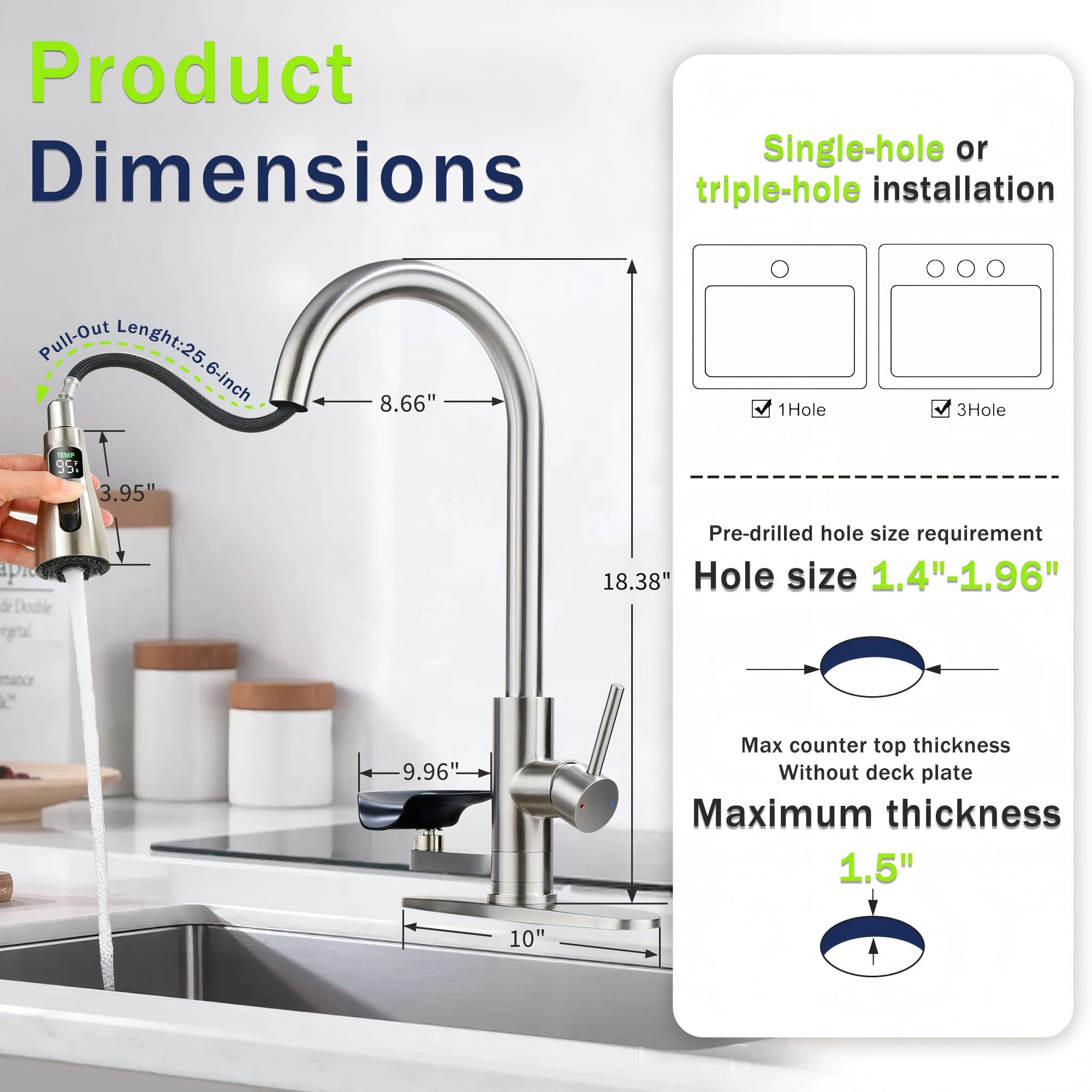 Lordear TP17KF748 Kitchen-Faucets - View #3