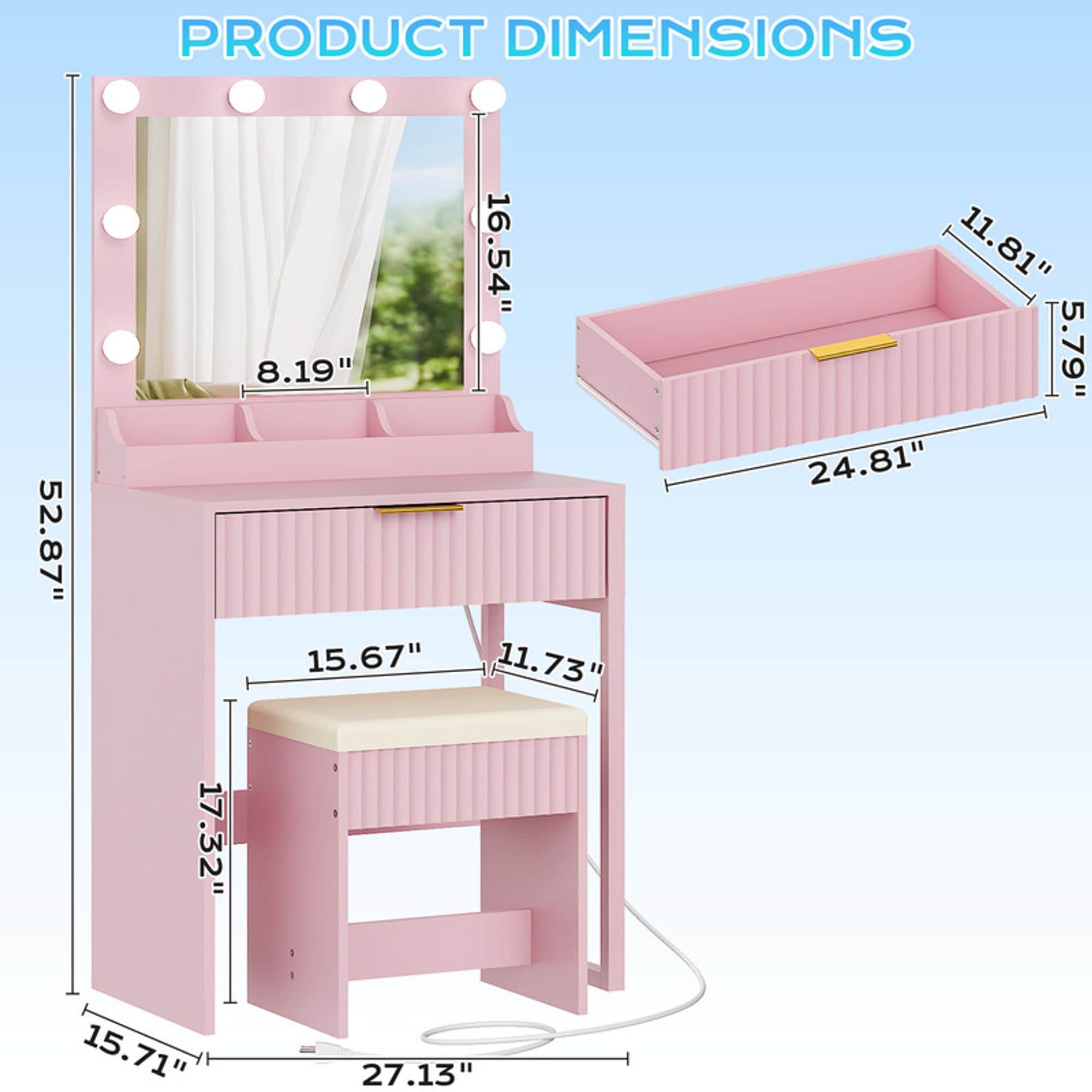 Winado G52008115 Bedroom-Vanities - View #2