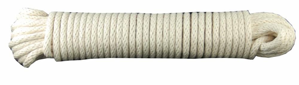T.W. Evans Cordage 0.25-in x 150-ft Braided Cotton Rope (By-the-Roll) in  the Rope (By-the-Roll) department at