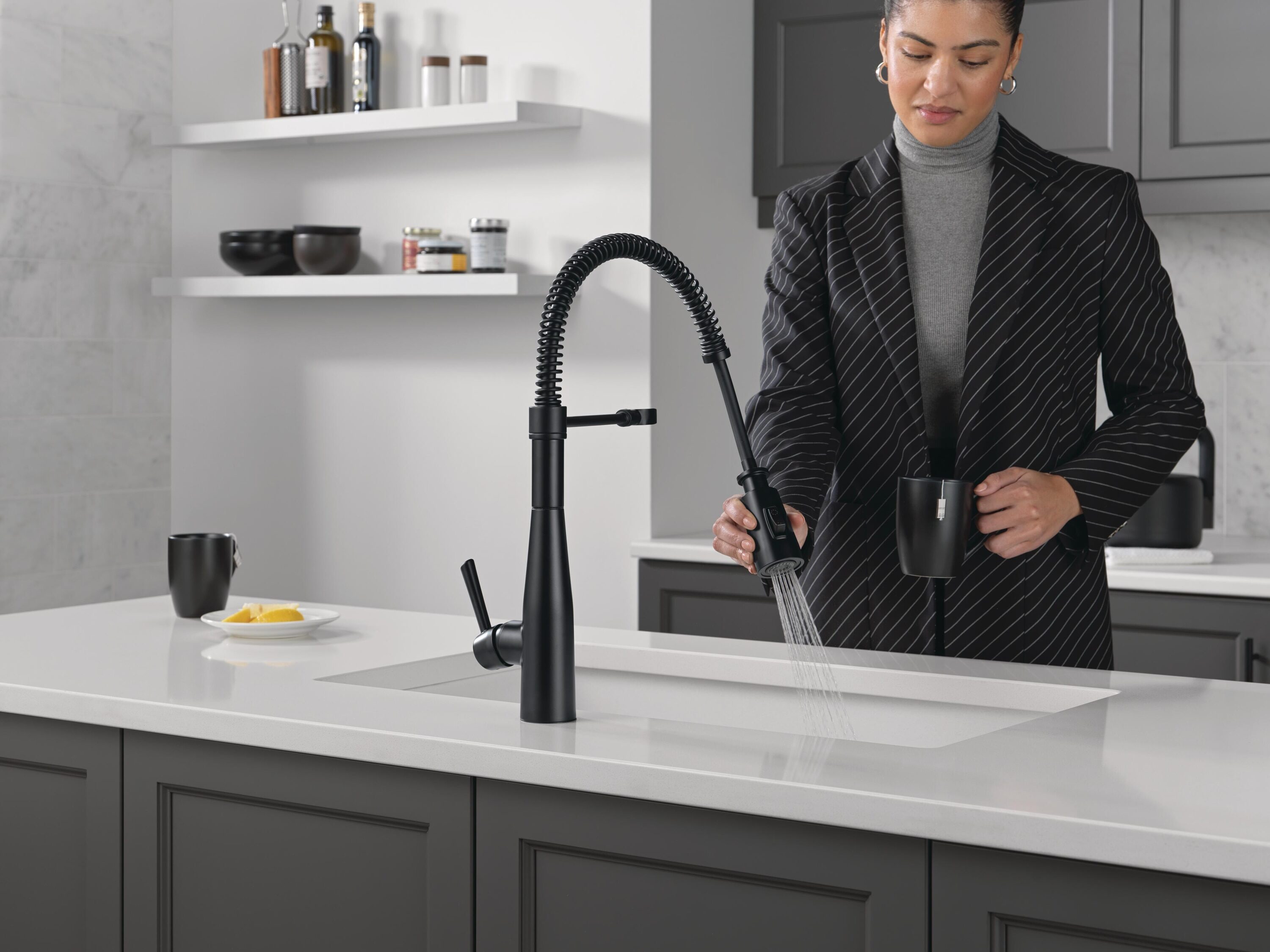 Delta 9613-BL-DST Kitchen-Faucets - View #2