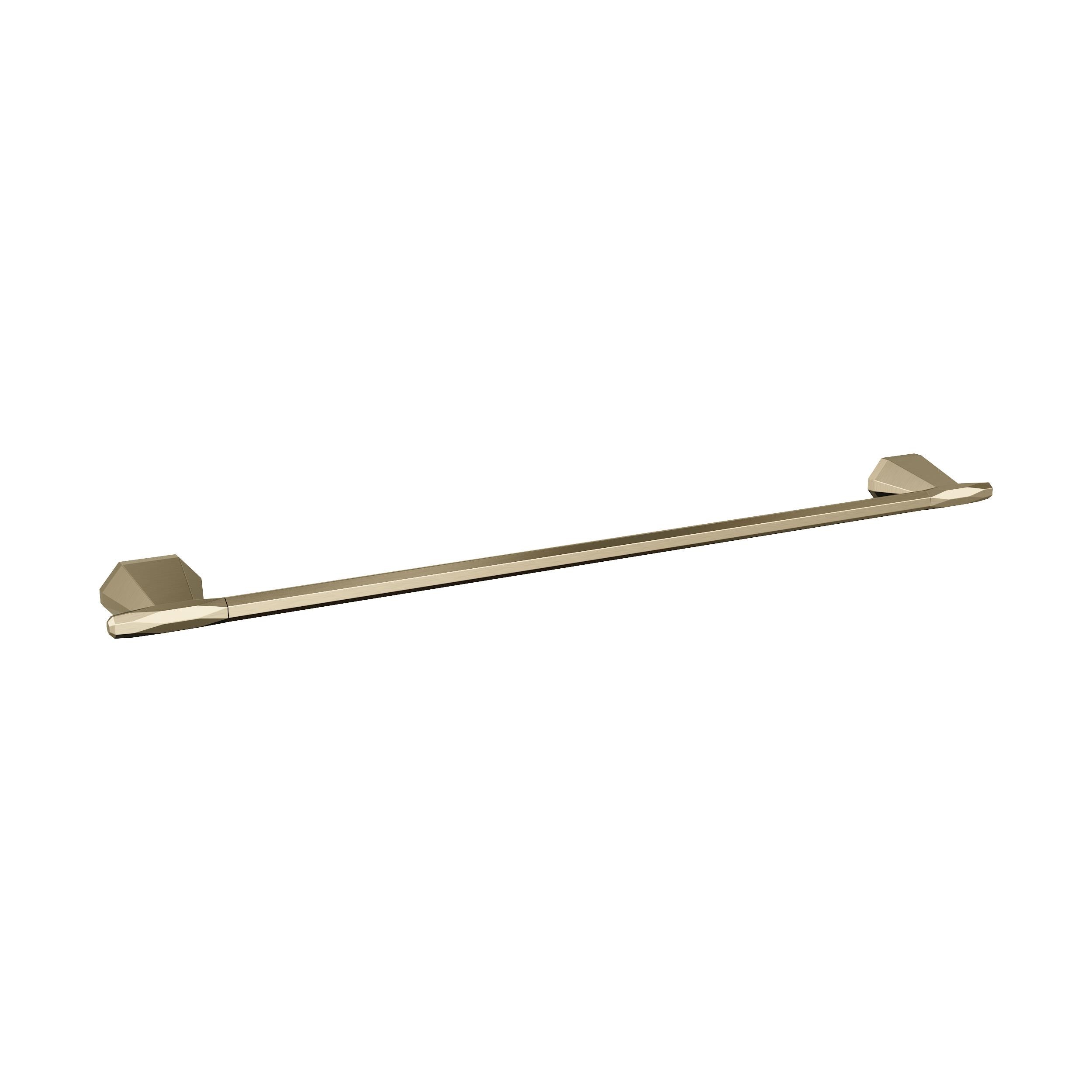 Amerock BH36044BBZ St. Vincent 24-in Golden Champagne Wall mount Single Towel Bar