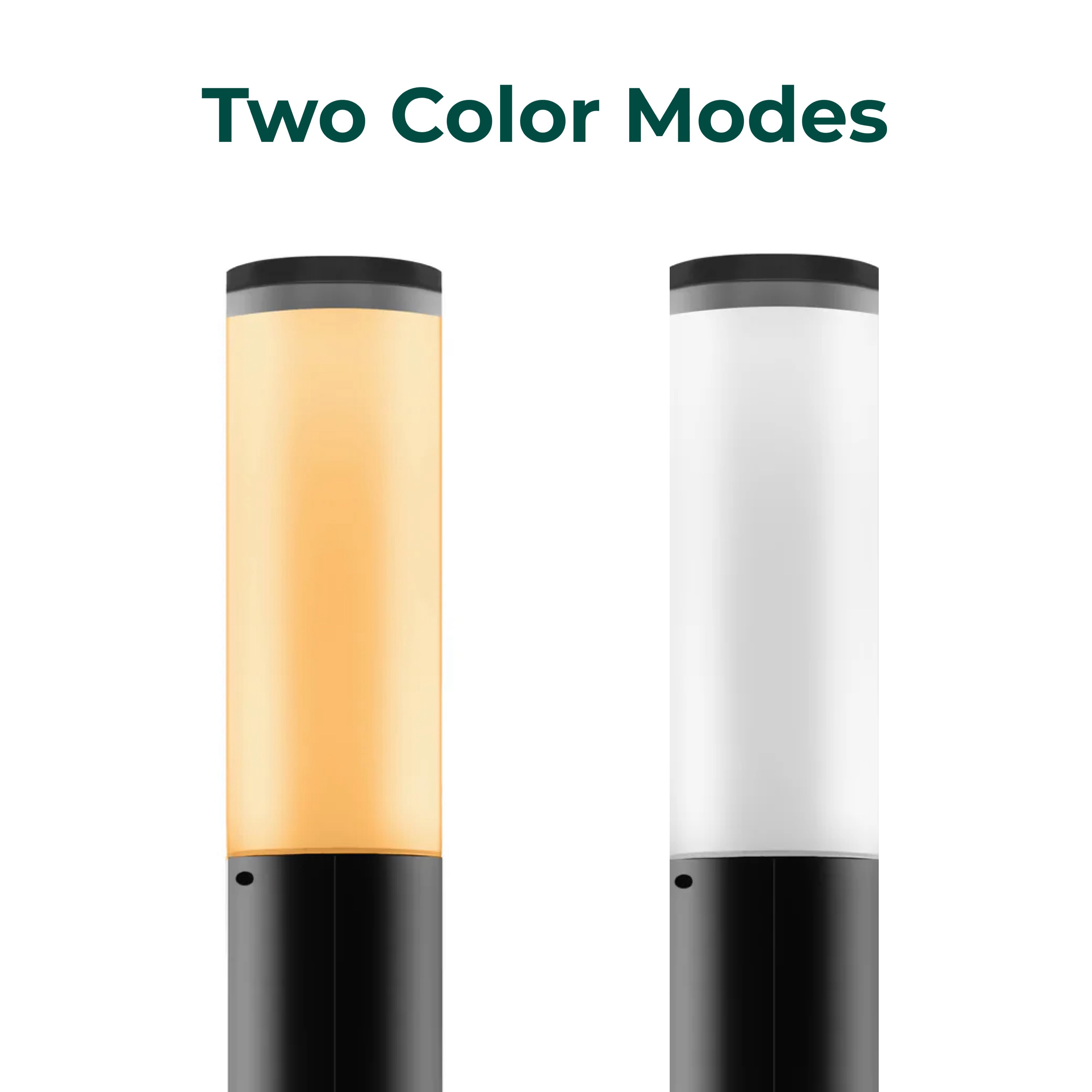 Black Solar LED Pathway Light with Dusk to Dawn Sensor