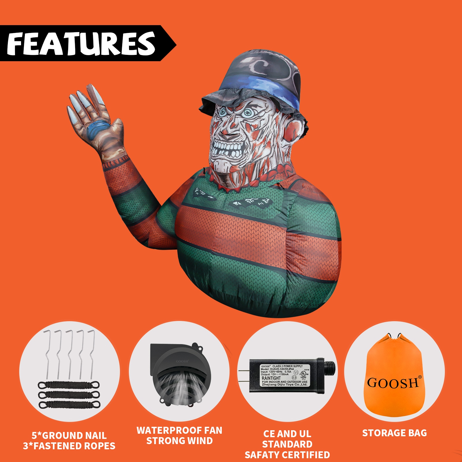 GOOSH DJ-WS-69208 Outdoor-Halloween-Decor - View #6