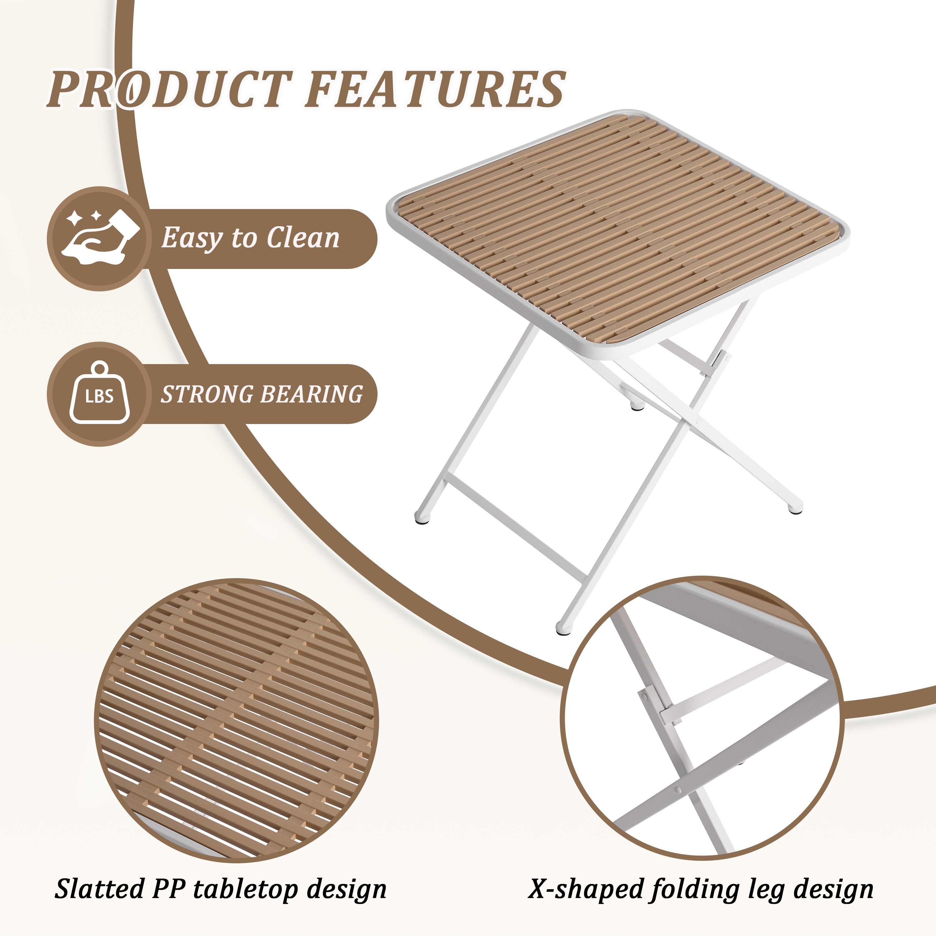 HONGGE QLLSHG017 Folding-Tables - View #6