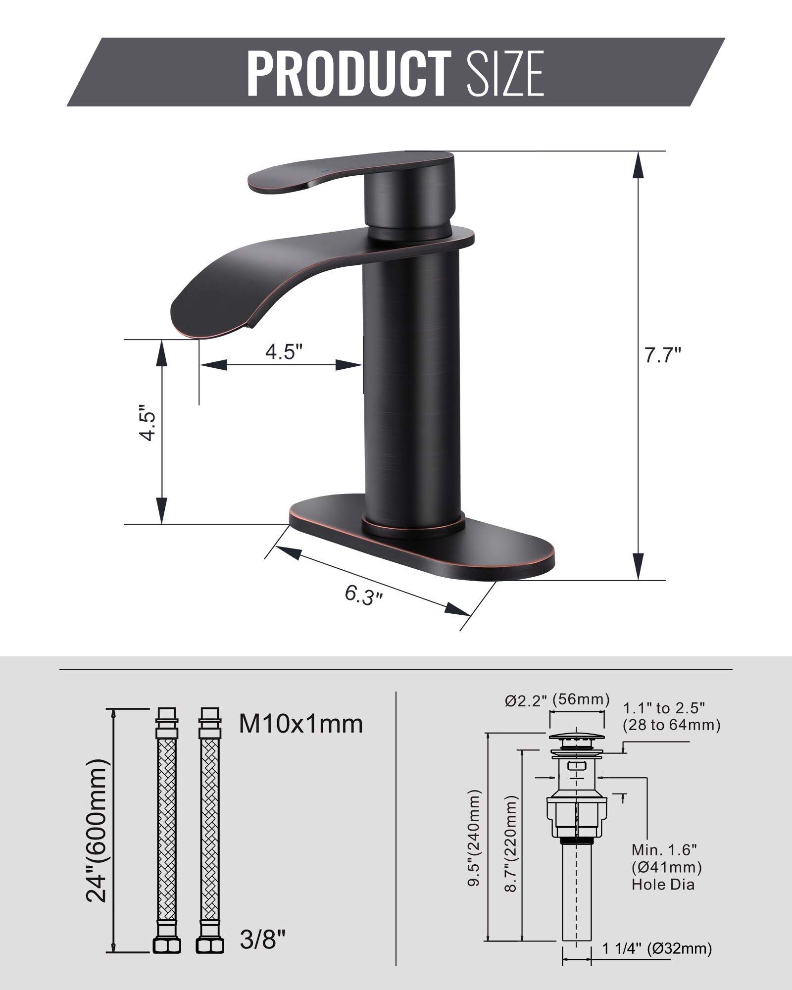 WOWOW 2324600RB Lavatory-Faucets - View #9