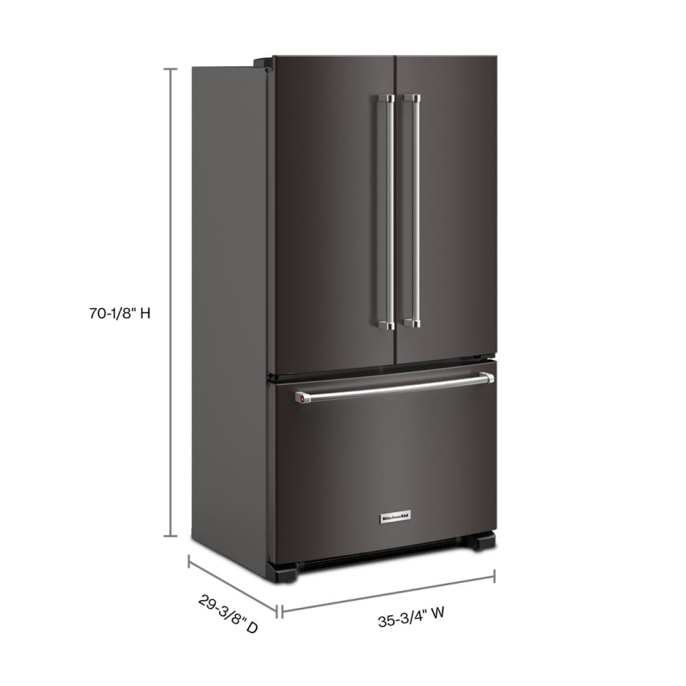 KitchenAid KRFC136RBS French-Door-Refrigerators - View #4