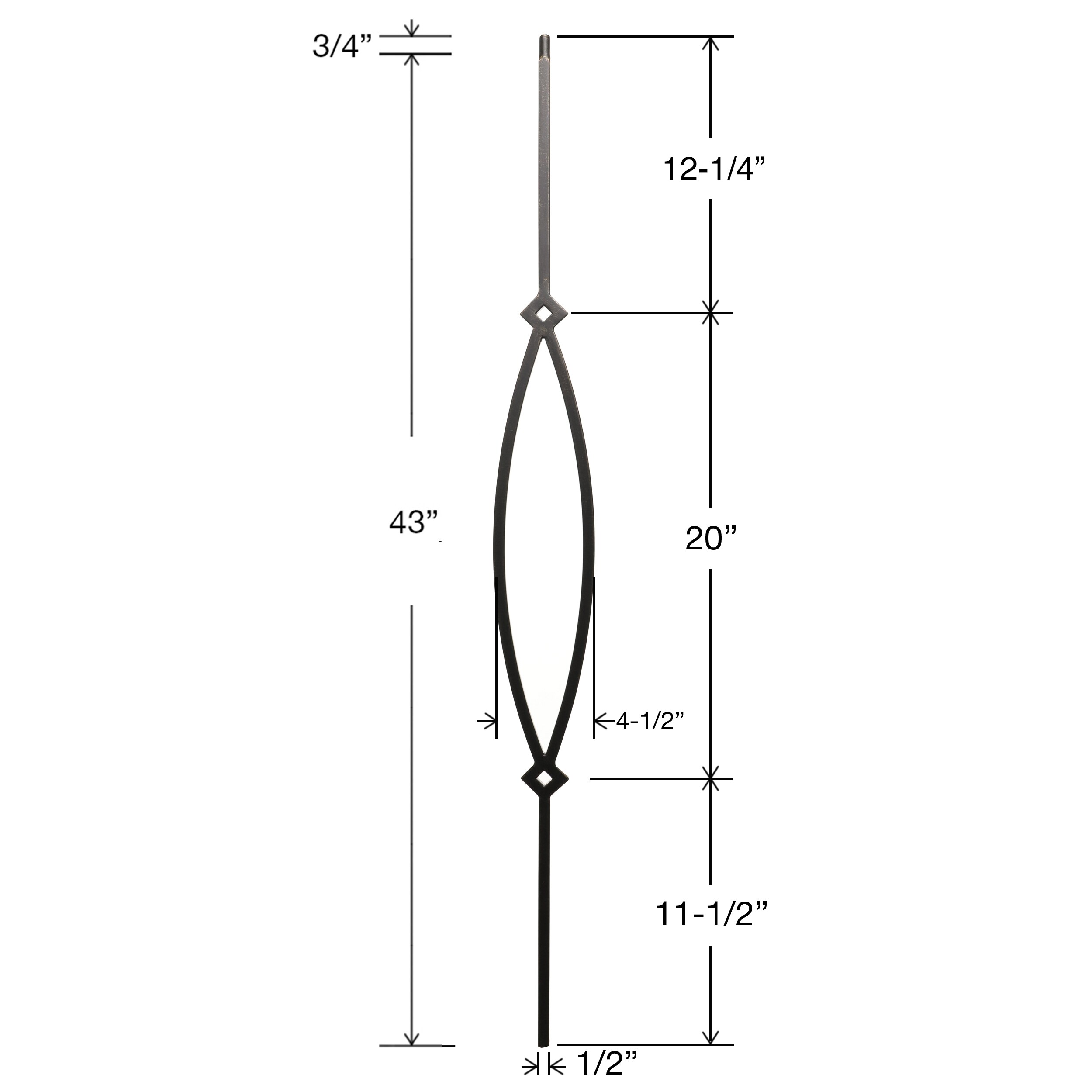 RELIABILT WGT16RB Interior-Stairpart-Balusters - View #9