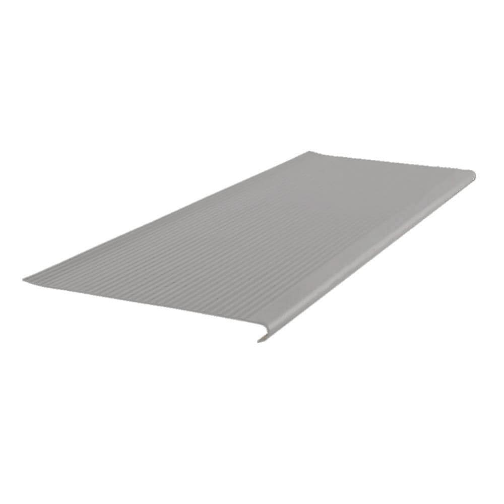 Flexco 42LVR00P363 42-in L x 12-in W Mineral Gray Vinyl Stair Stringer