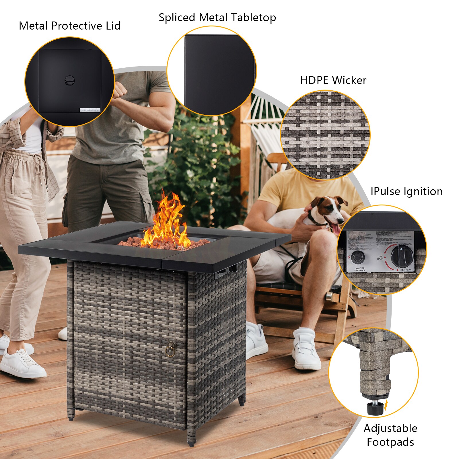 Outopee LO1G57000556 Outdoor-Gas-Firepits - View #8