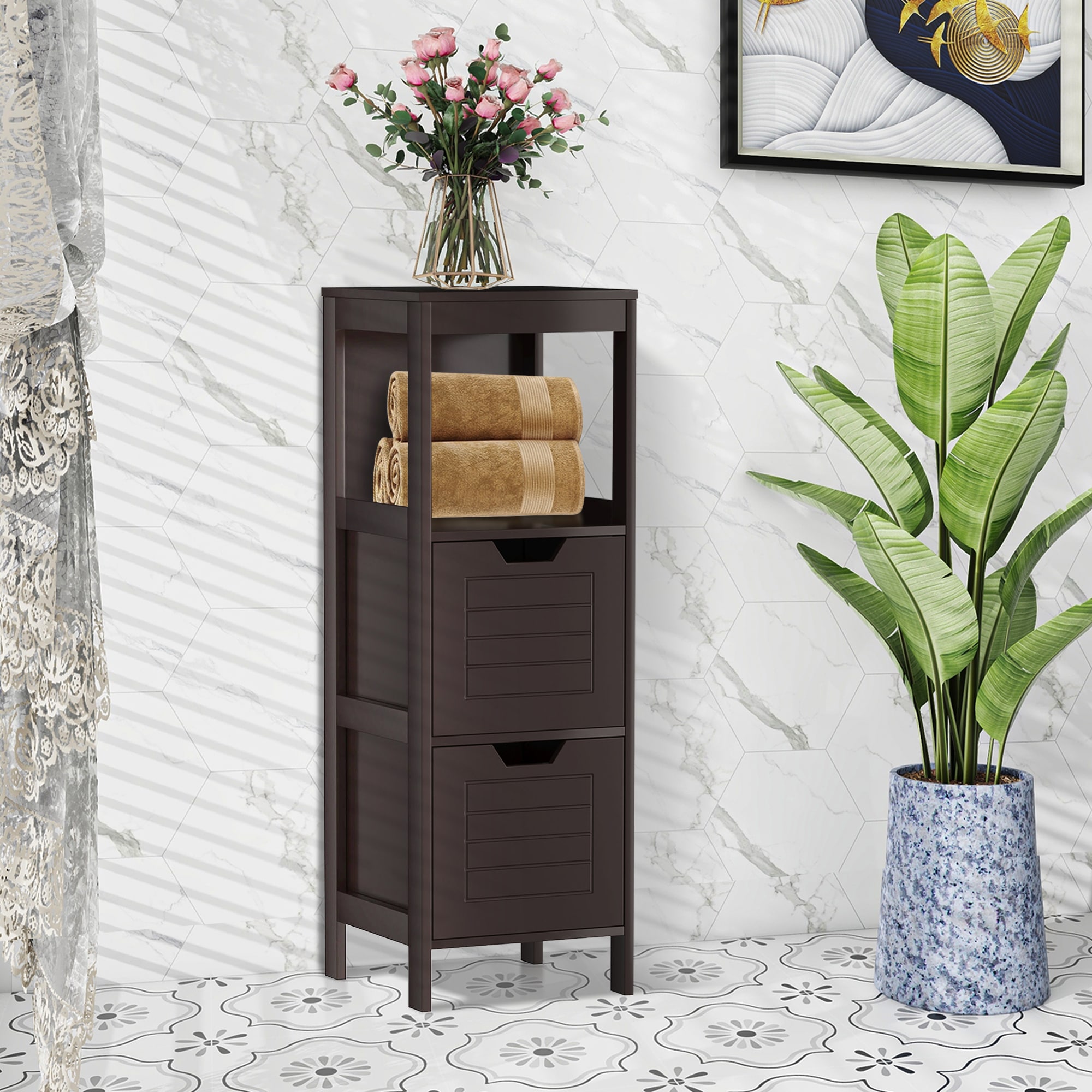 WELLFOR OUJ61891CF Linen-Cabinets - View #3