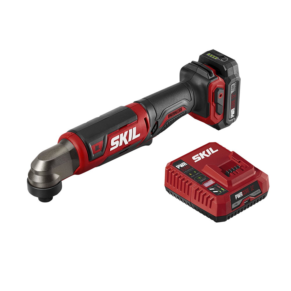 SKIL PWR CORE 12-volt 1/4-in Variable Speed Brushless Cordless Impact Driver  (1-Battery Included) in the Impact Drivers department at