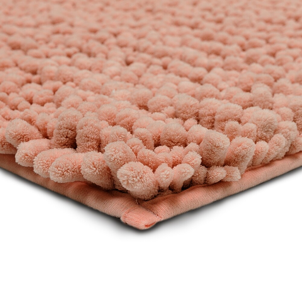 Parchment Lofty Pile Chenille Bath Mat, 34 in.