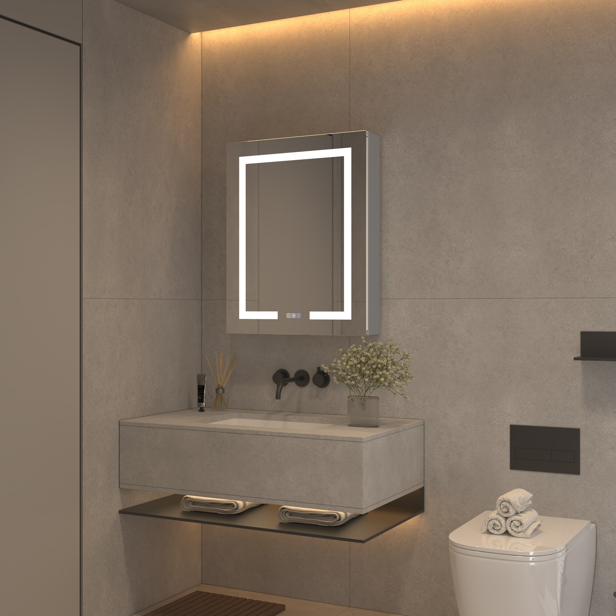 AAZJ JDEX-MC2430L3 Bathroom-Medicine-Cabinets - View #3