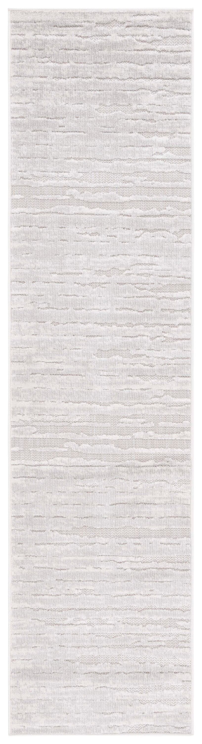 Cabana 500Q Red Aqua/Ivory 2 X 9 Runner Rug