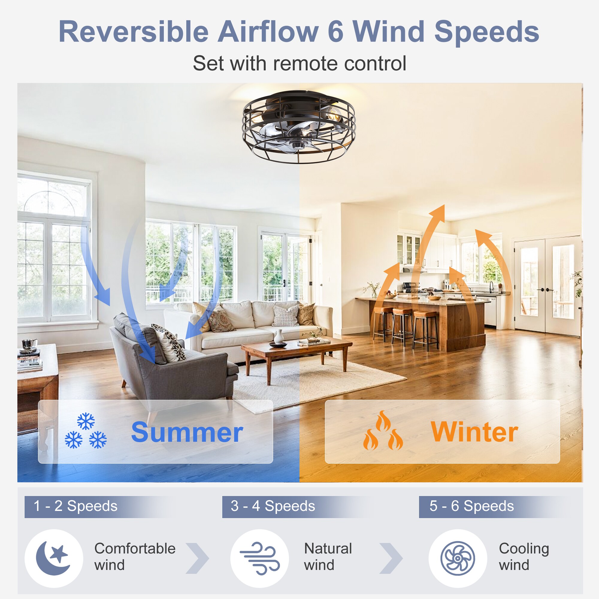 Airsurfer AS-35087-BK-X Ceiling-Fans - View #4
