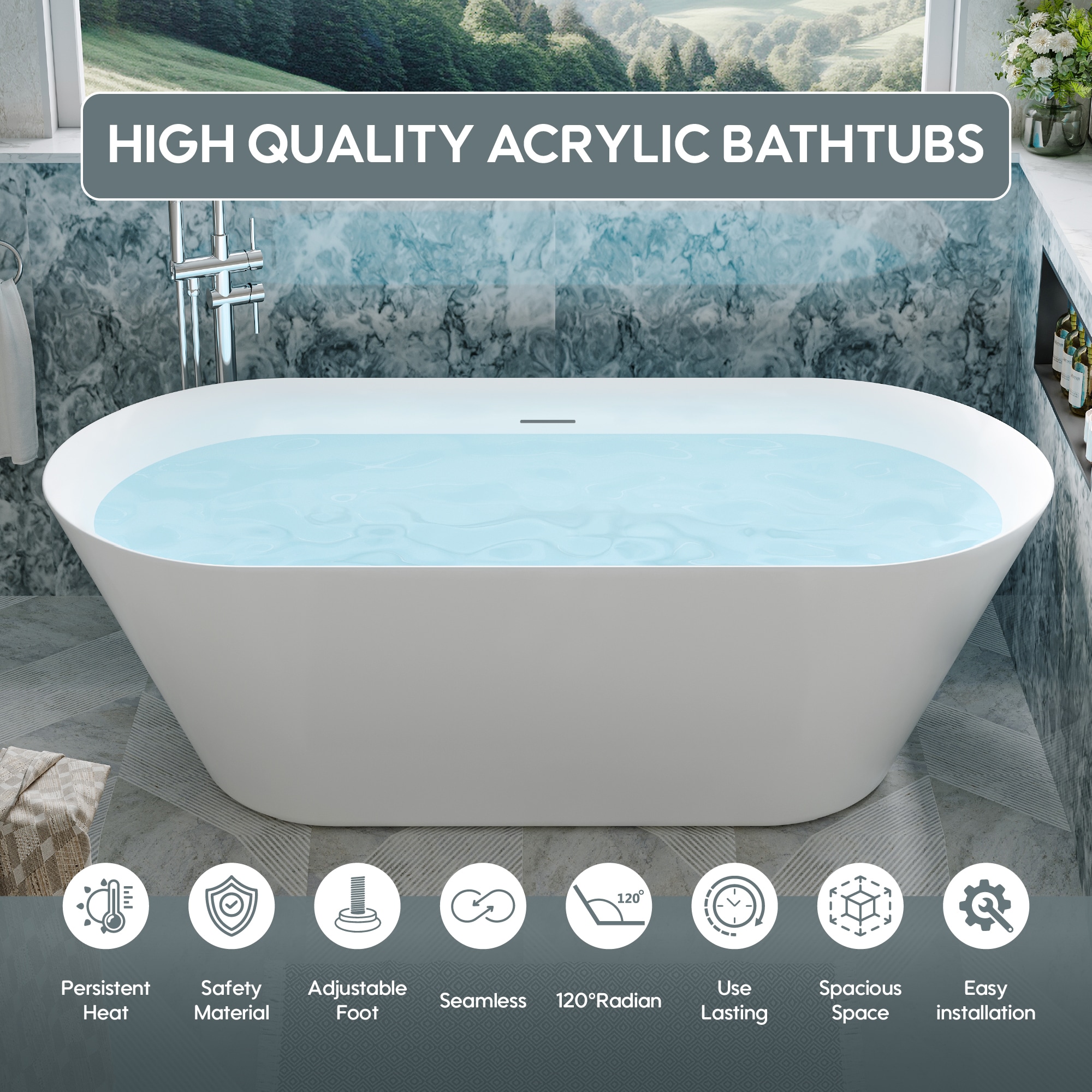 Forclover TUW-S734D bathtubs - View #5