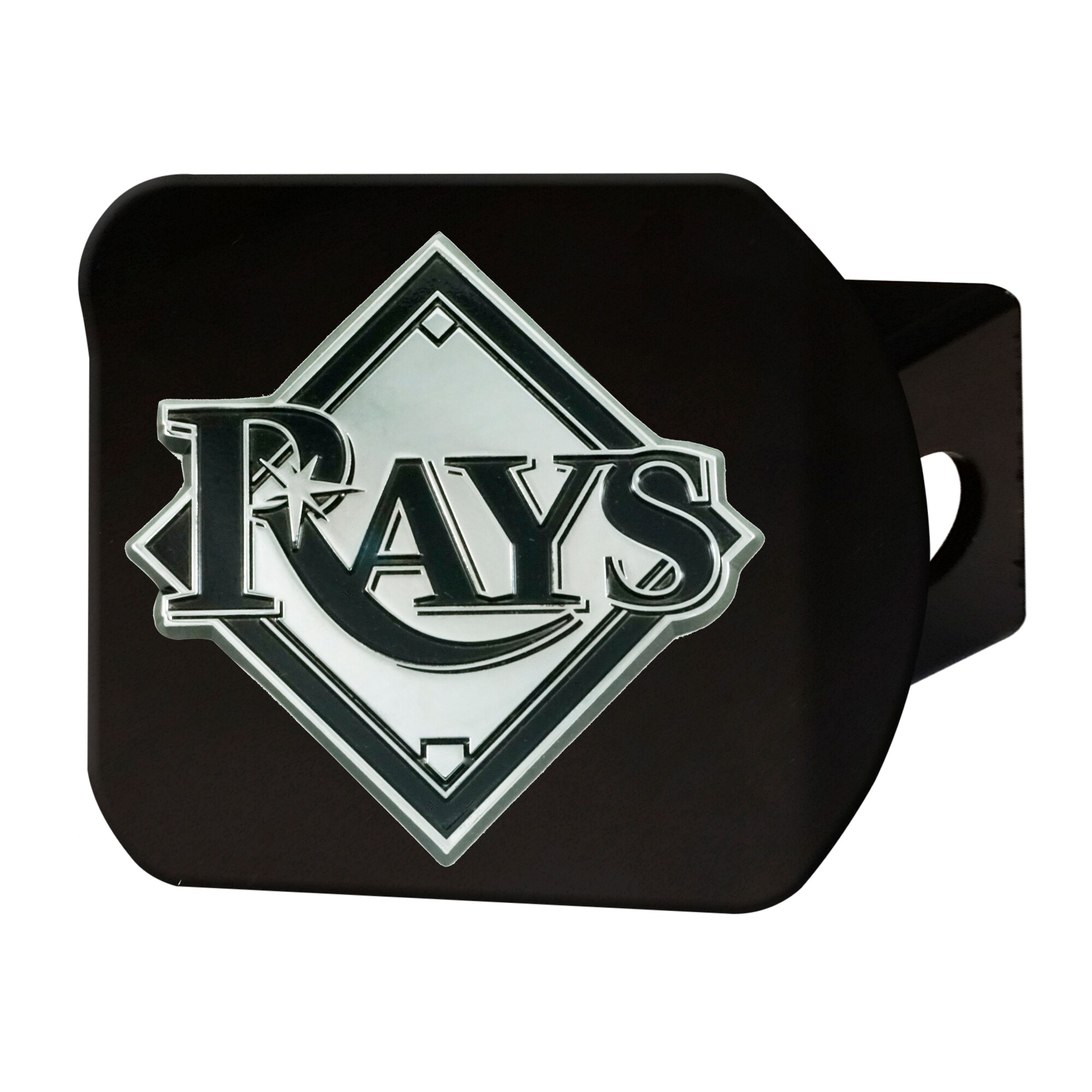 Tampa Bay Rays Black Color Hitch Cover