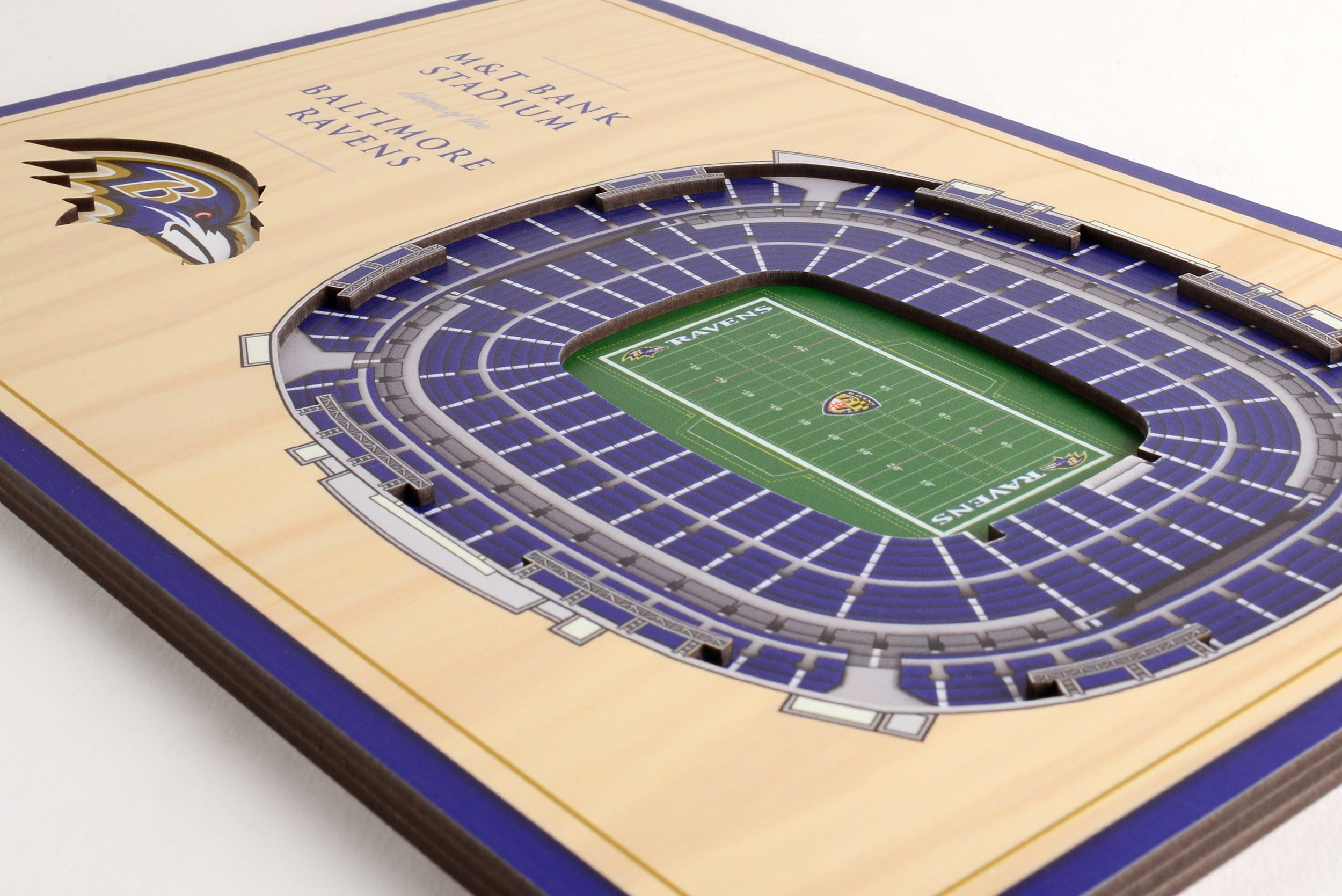 You the Fan Baltimore Ravens 25-Layer StadiumViews 3D Wall Art