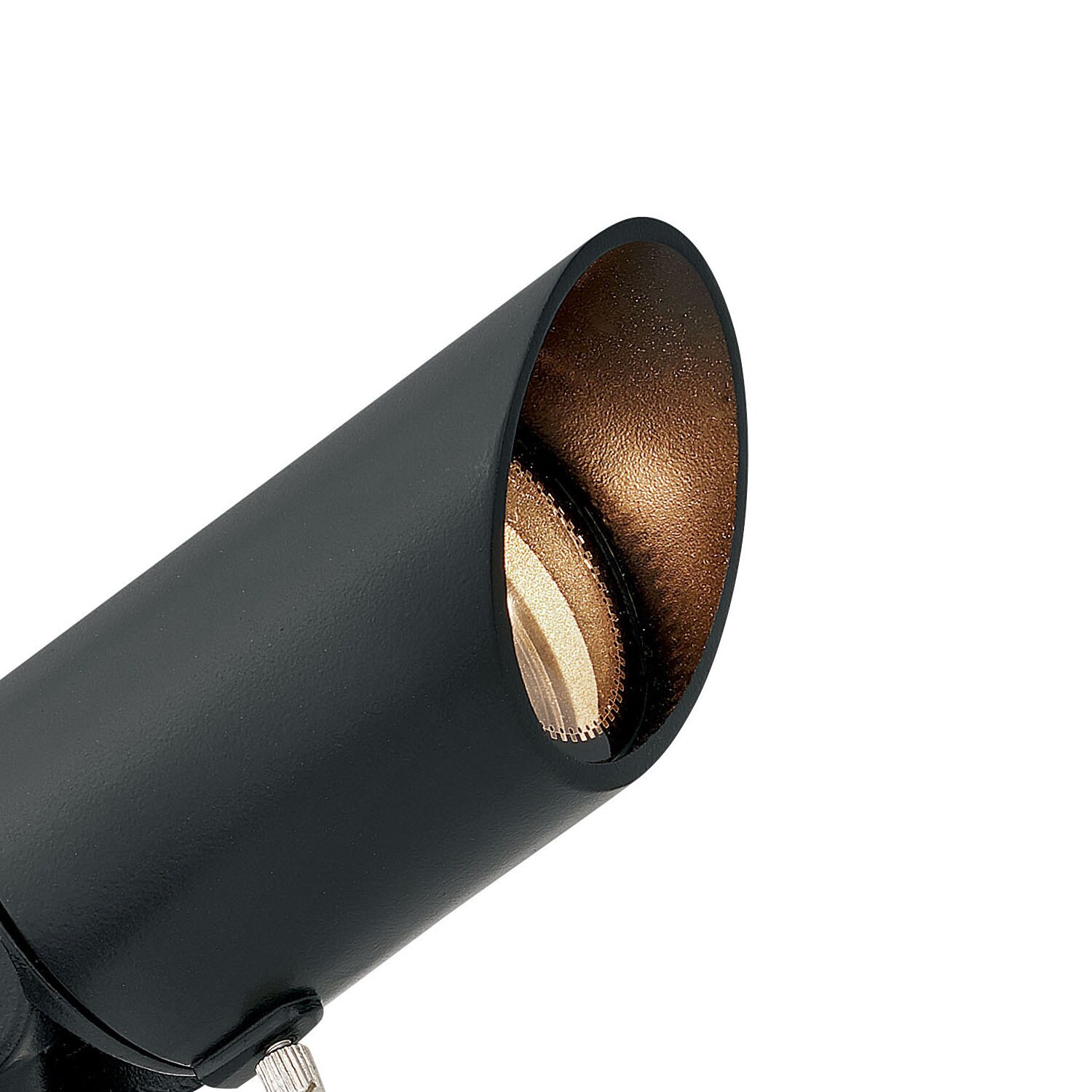 Satin Black Low Voltage LED Spot Light with Clear Lens