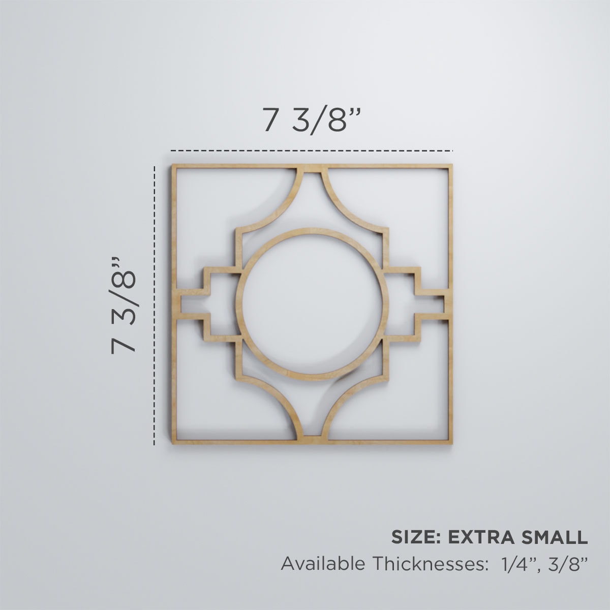 Ekena Millwork WALW08X08X0250GYPHI Wall-Panels - View #3