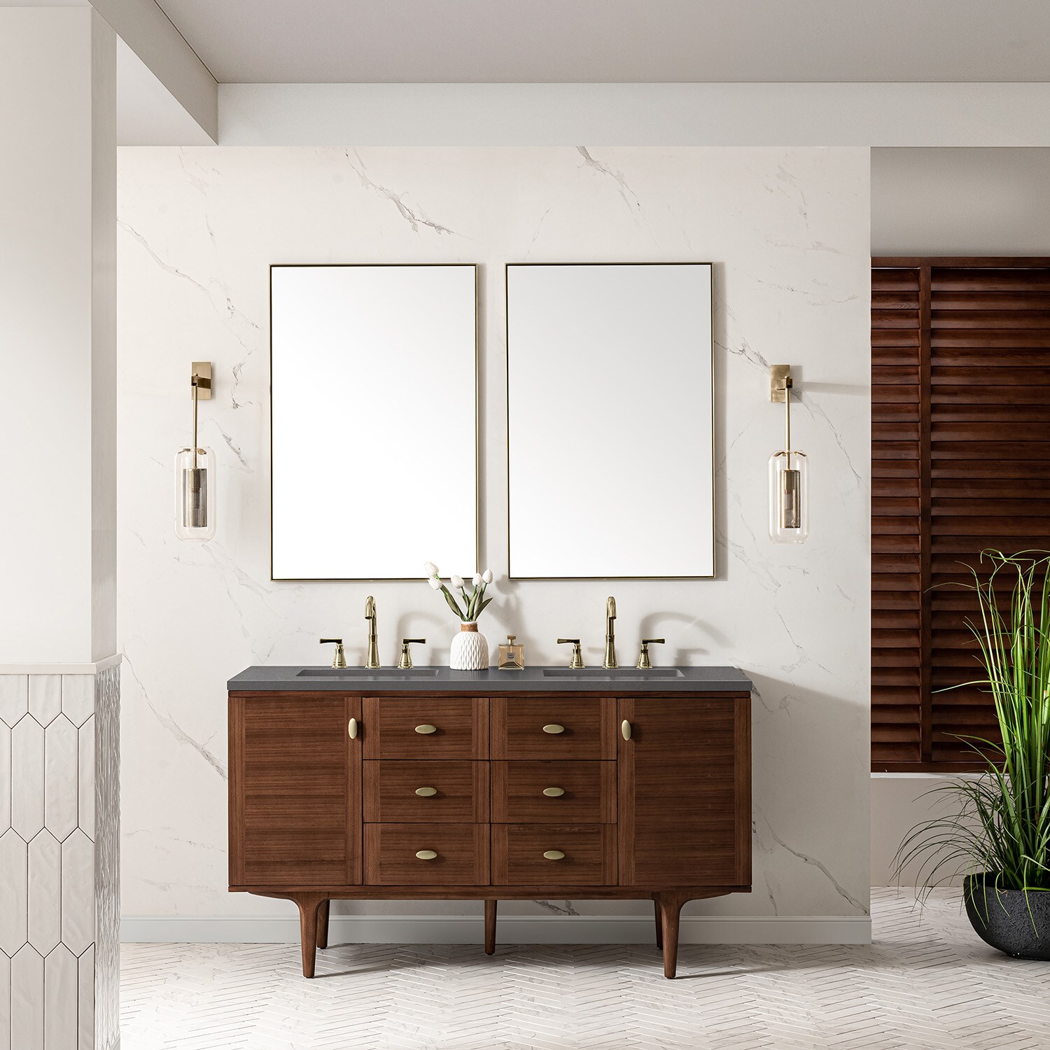 James Martin Vanities 670-V60D-WLT-3GEX Bath-Vanity-Combo - View #3