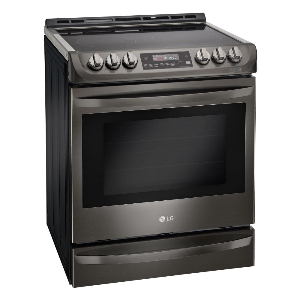 GE 24-in Glass Top 4 Burners 2.9-cu ft Steam Cleaning Freestanding Electric  Range (Stainless Steel)