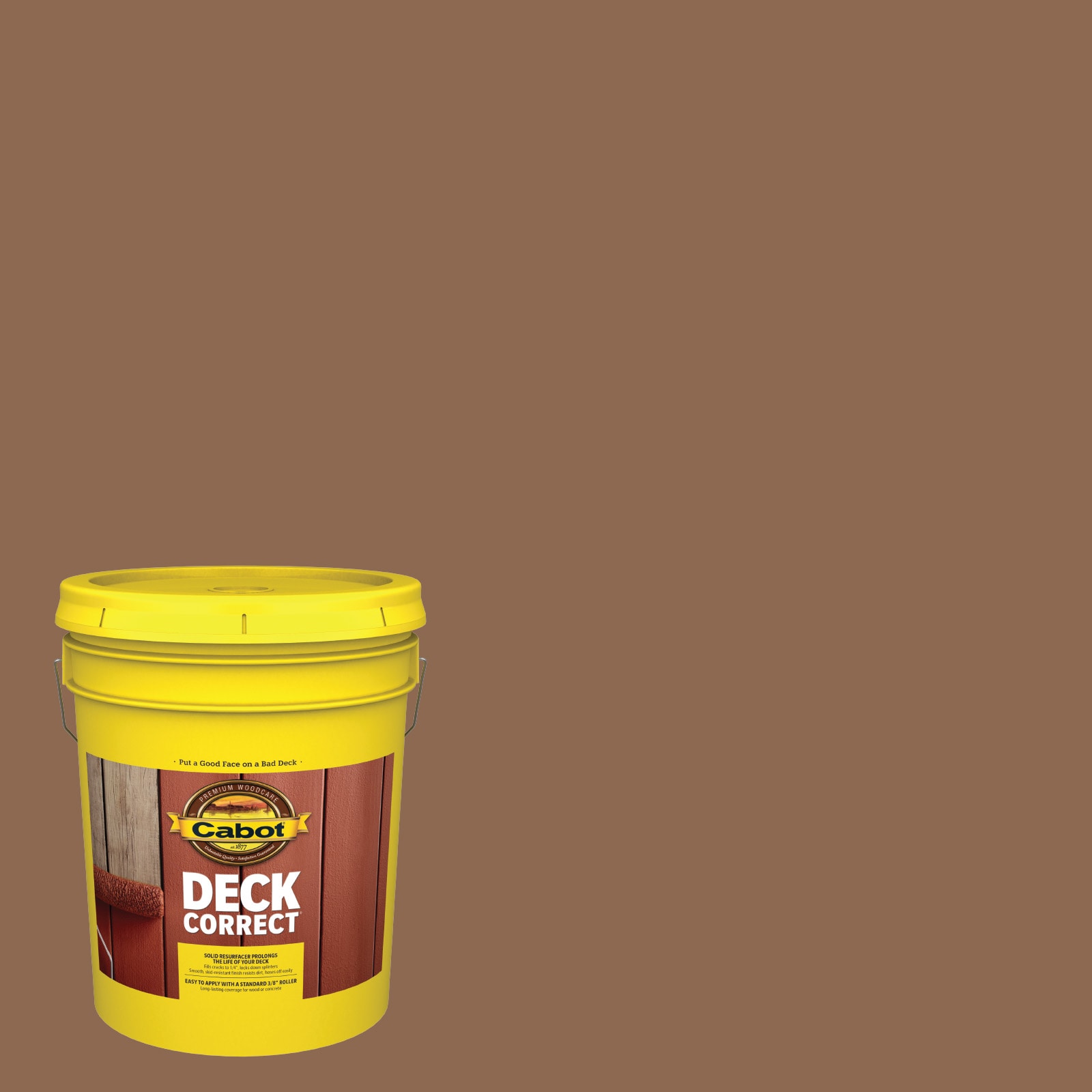Cabot CANYON-1028102 DeckCorrect Canyon Solid Exterior Wood Stain and Sealer in One ( 5-gallon )