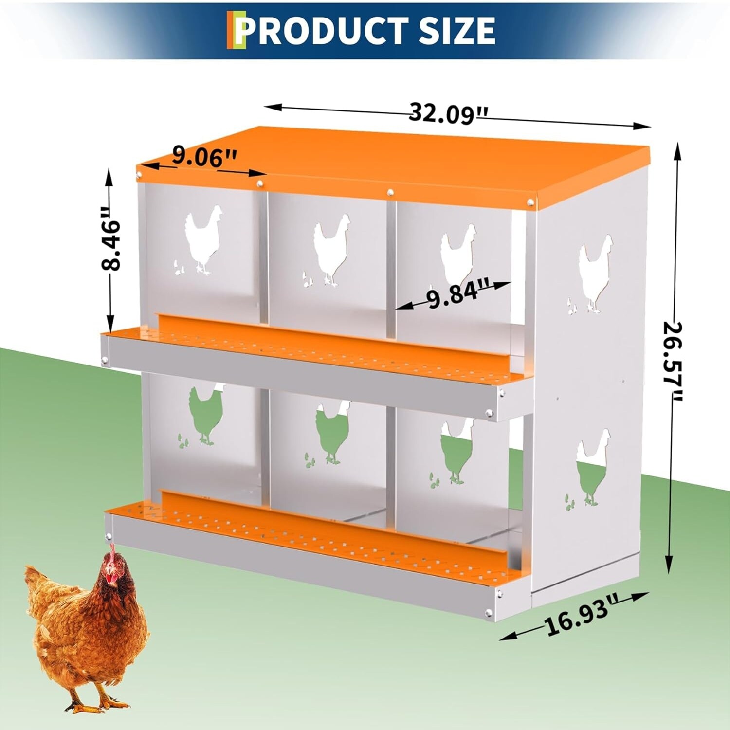 Garvee LSHQQPPG-33LQQWPE Chicken-Coops-Rabbit-Hutches - View #3