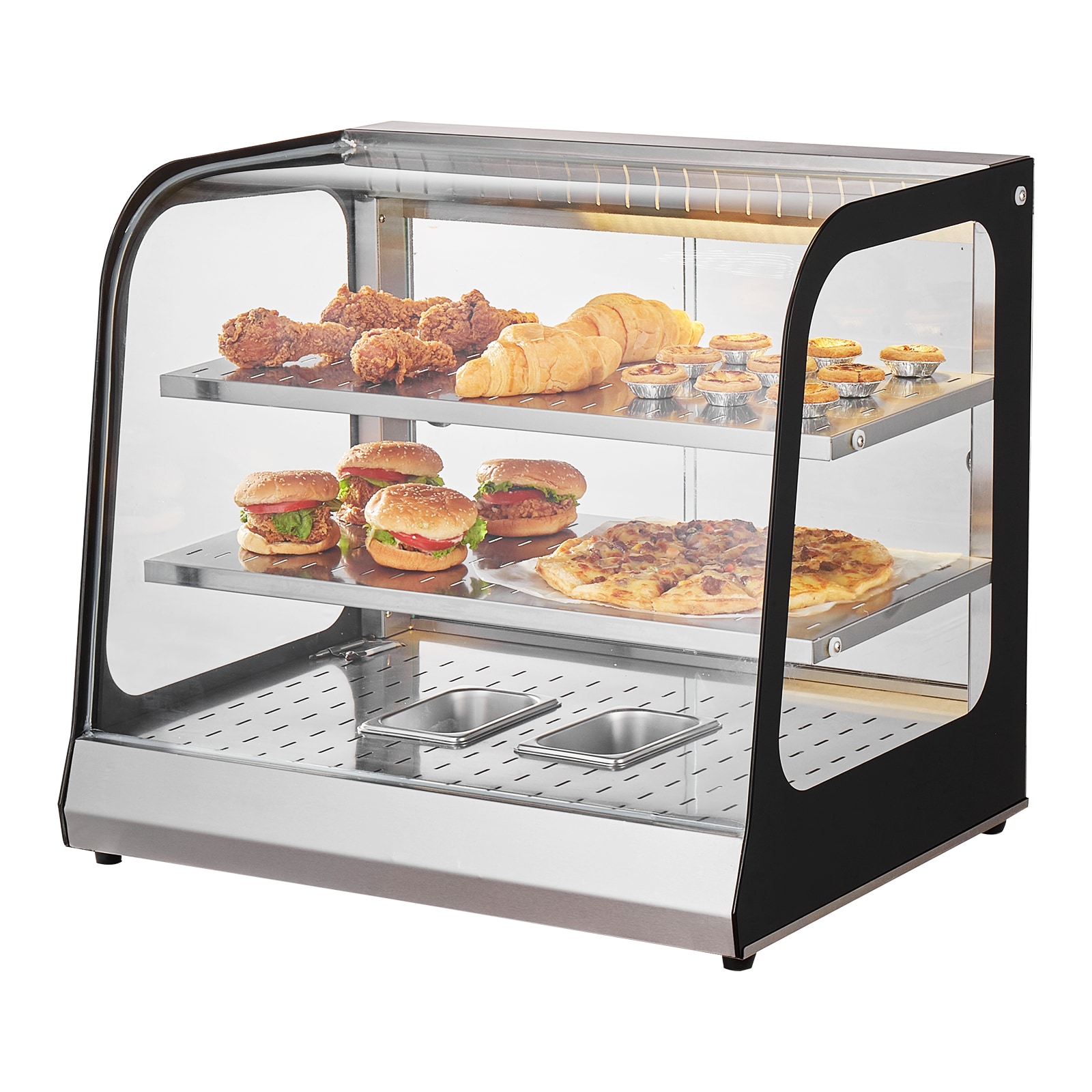 VEVOR BLZBWTCG1012QPBW2V1 3 -Station Commercial/Residential Electric Food warmer