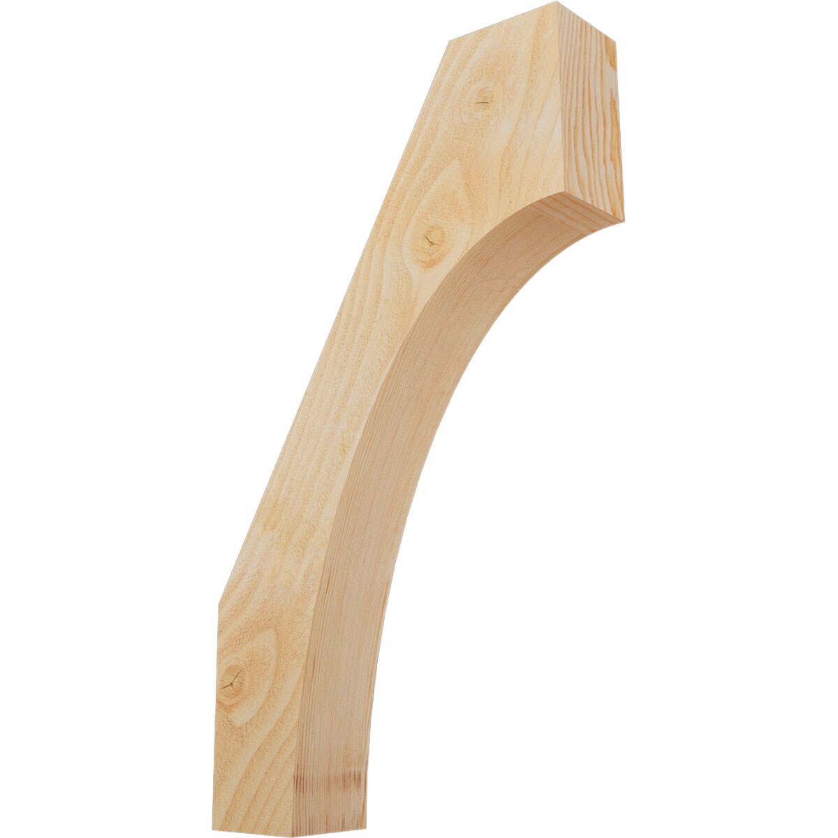 Ekena Millwork BRC04X16X28WTL00RDF 4-in x 16-in x 28-in Douglas Fir Unfinished Wood Westlake Tough Sawn Knee Brace