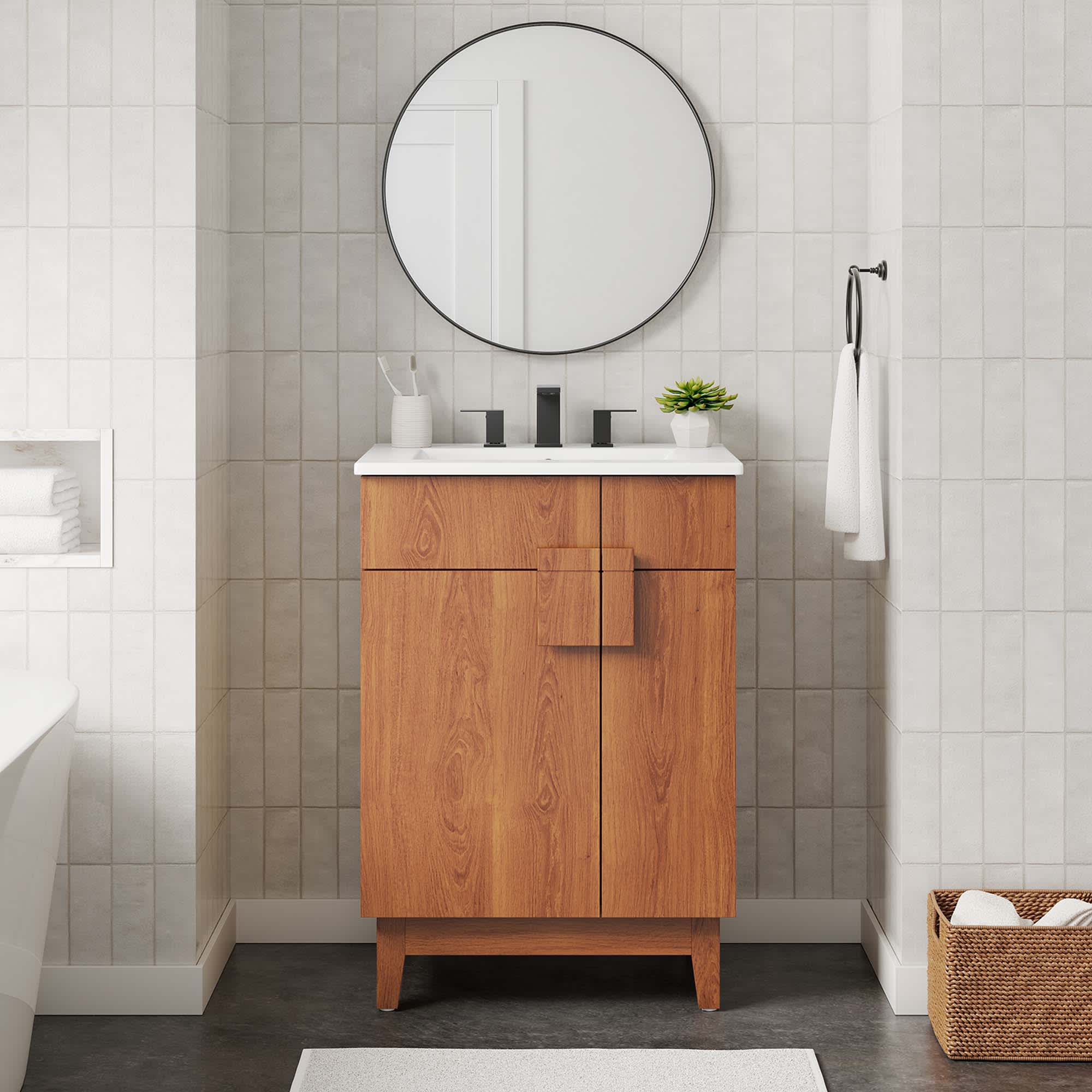 Modway EEI-6482-WHI-WAL Bath-Vanity-Combo - View #4