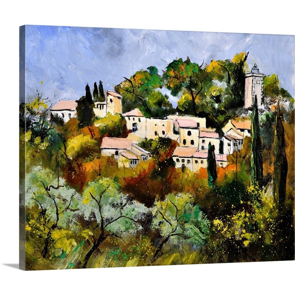 GreatBigCanvas Eygalieres Pol Ledent 24-in H x 30-in W Abstract Print ...