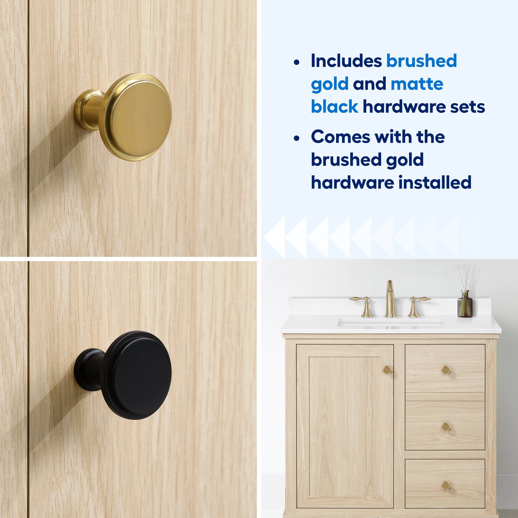 Style Selections BRADSHAW-30LBW-COMBO Bath-Vanity-Combo - View #4