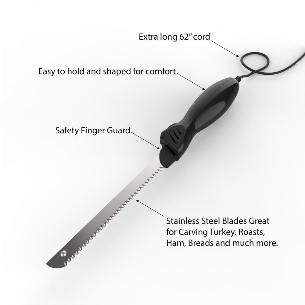 Oster Electric Carving Turkey Knife w/ Automatic Safety Thumb