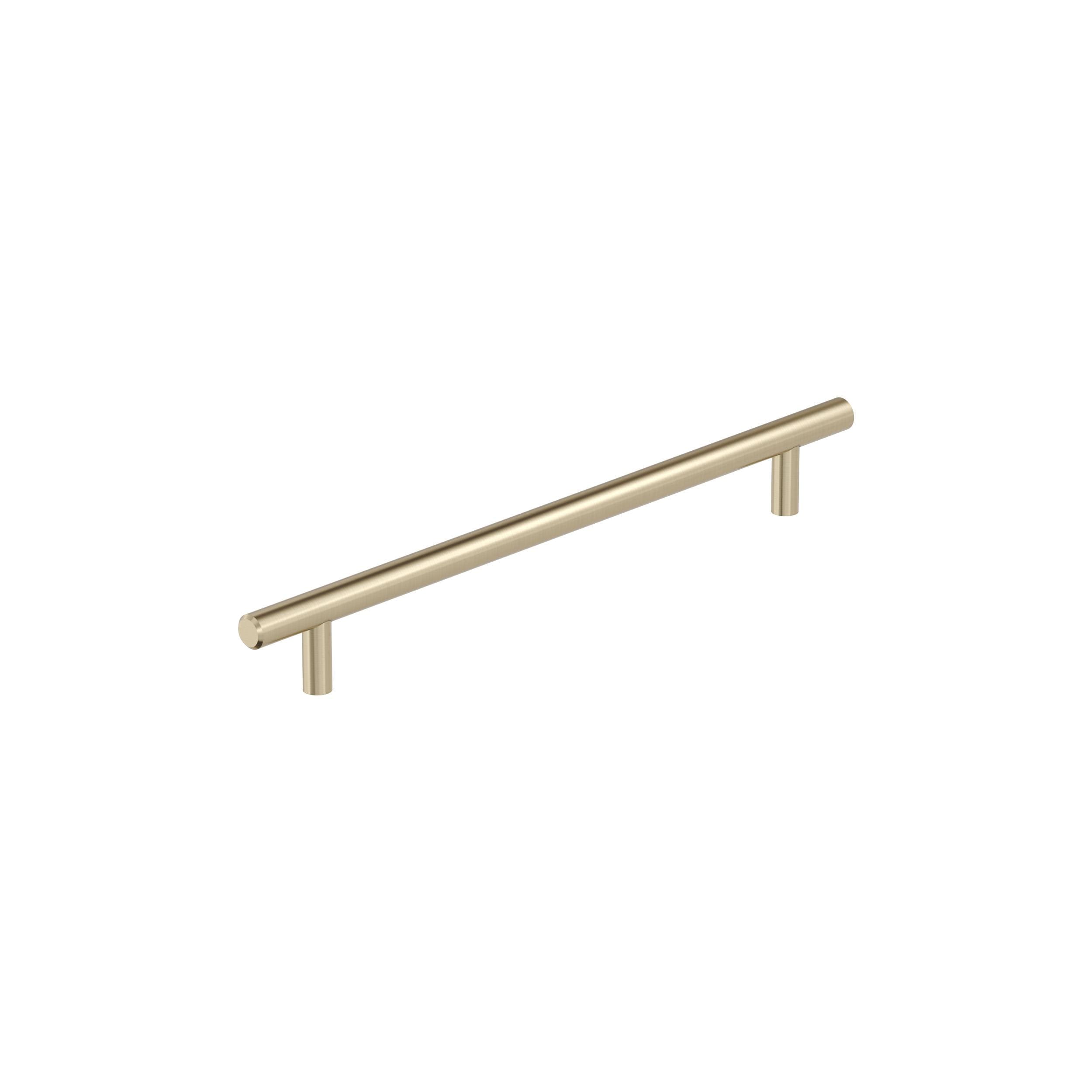 Amerock BP40521BBZ Bar Pulls 8-13/16-in , 224mm Center to Center Golden Champagne Cylindrical Bar Drawer Pull