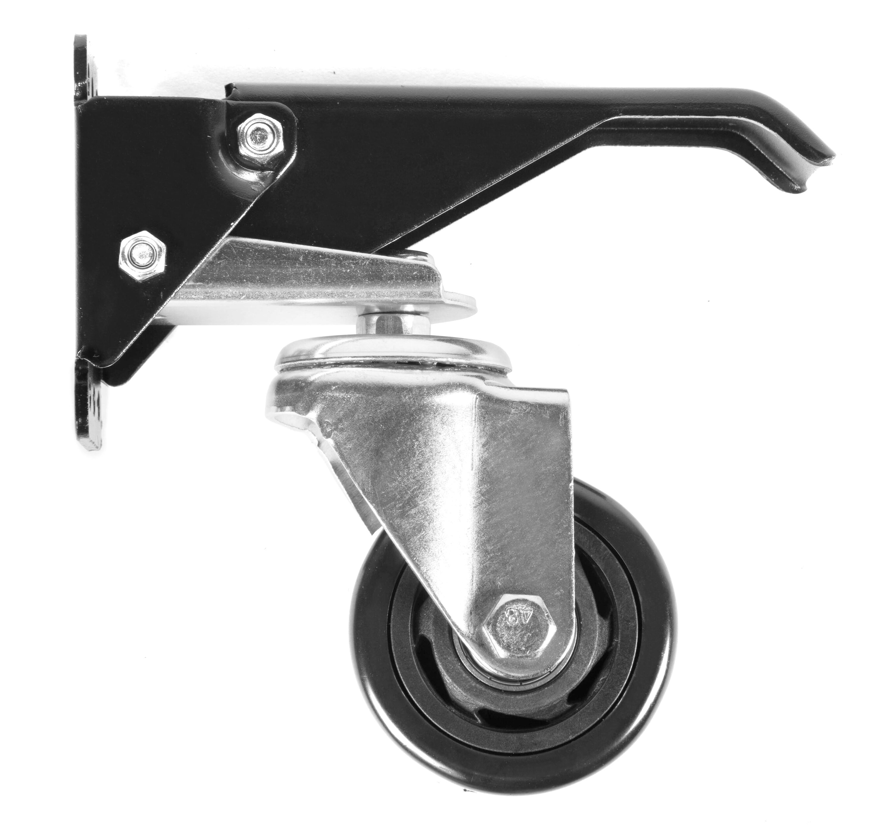 Workbench Caster Side Mount 2.5inch Durable with Mounting Screws