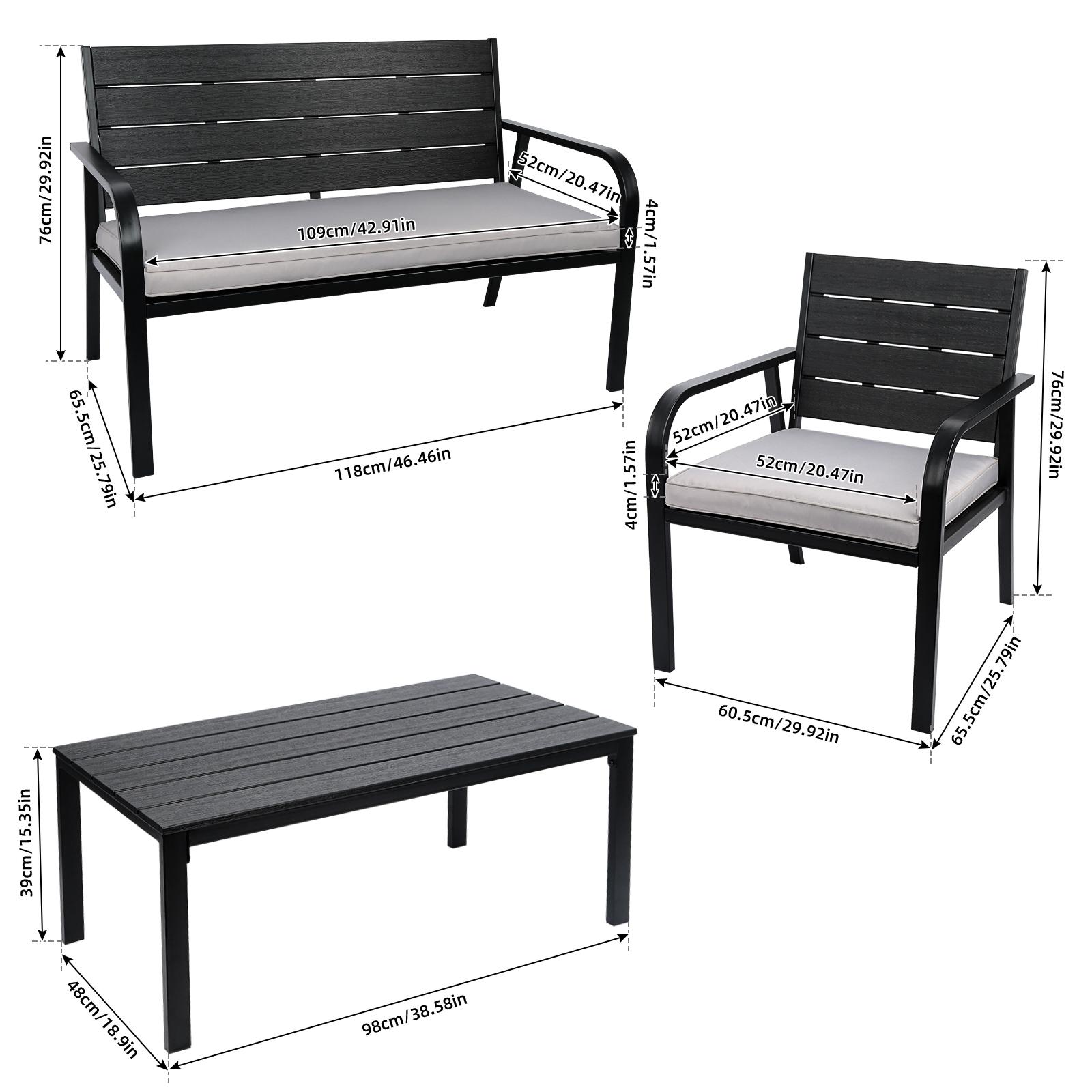 Bayfeve BF-8751FCP Patio-Conversation-Sets - View #6
