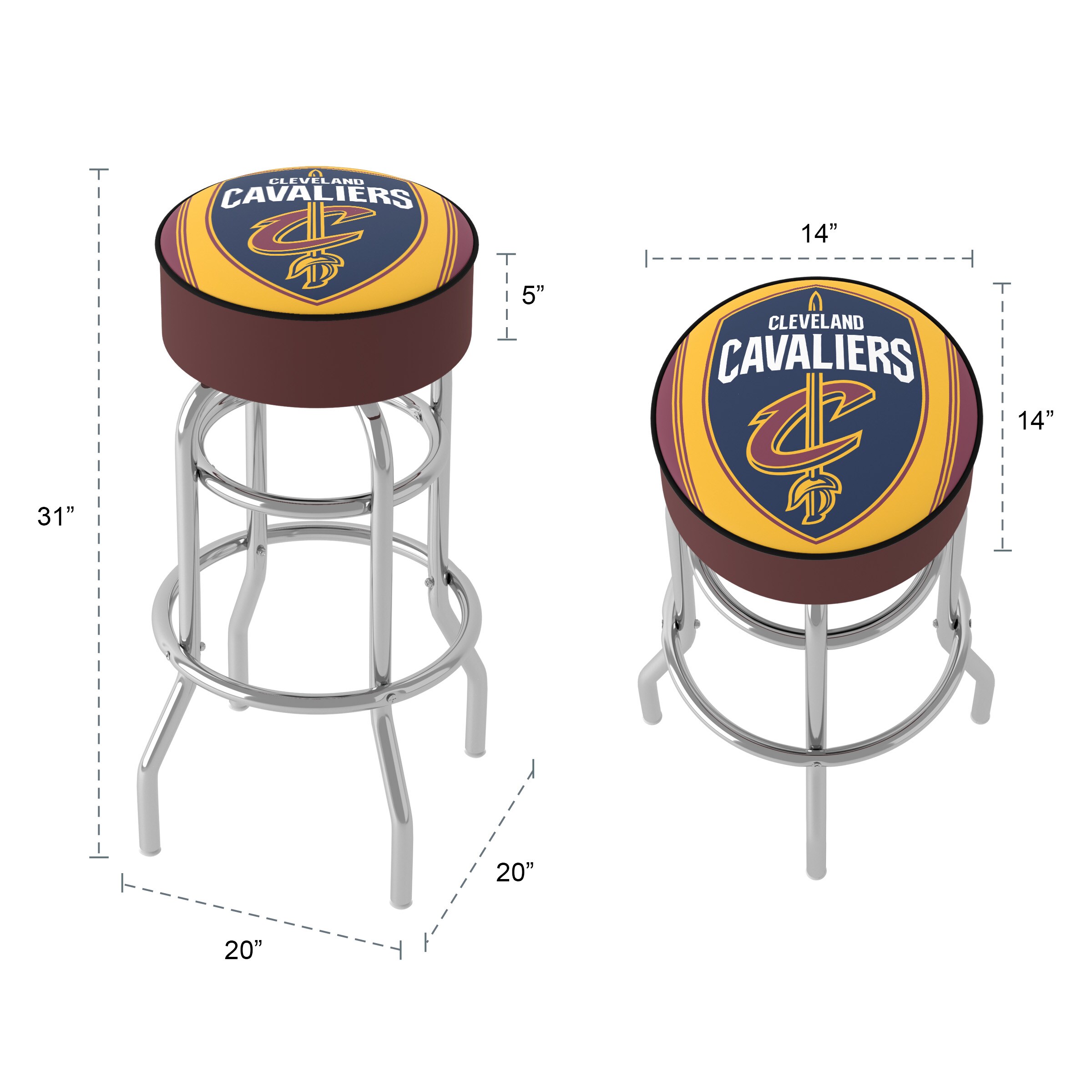 Trademark Gameroom NBA1000-CC stools - View #5