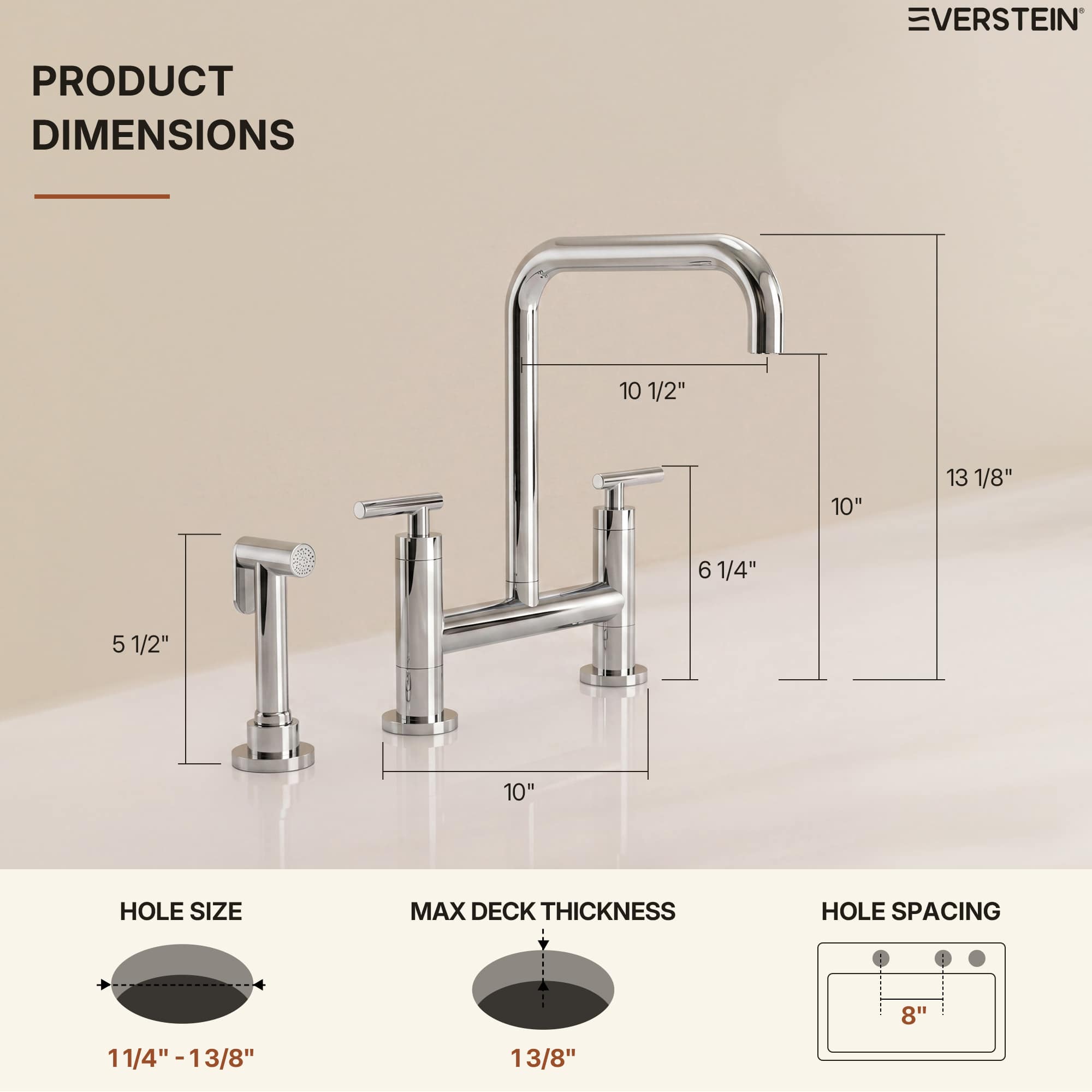 EVERSTEIN SFS-1175-CH Kitchen-Faucets - View #4