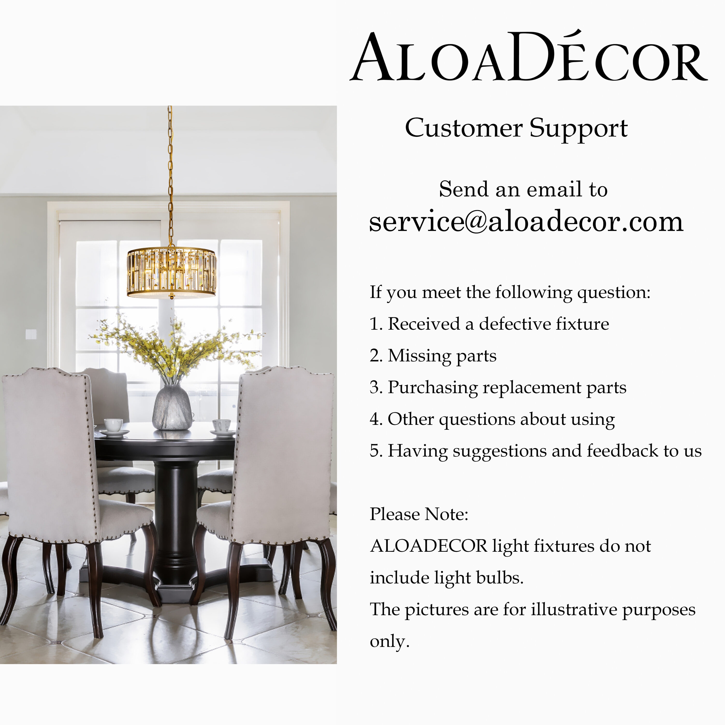 AloaDecor Lighting L7011D40BR10A b090015 - View #5