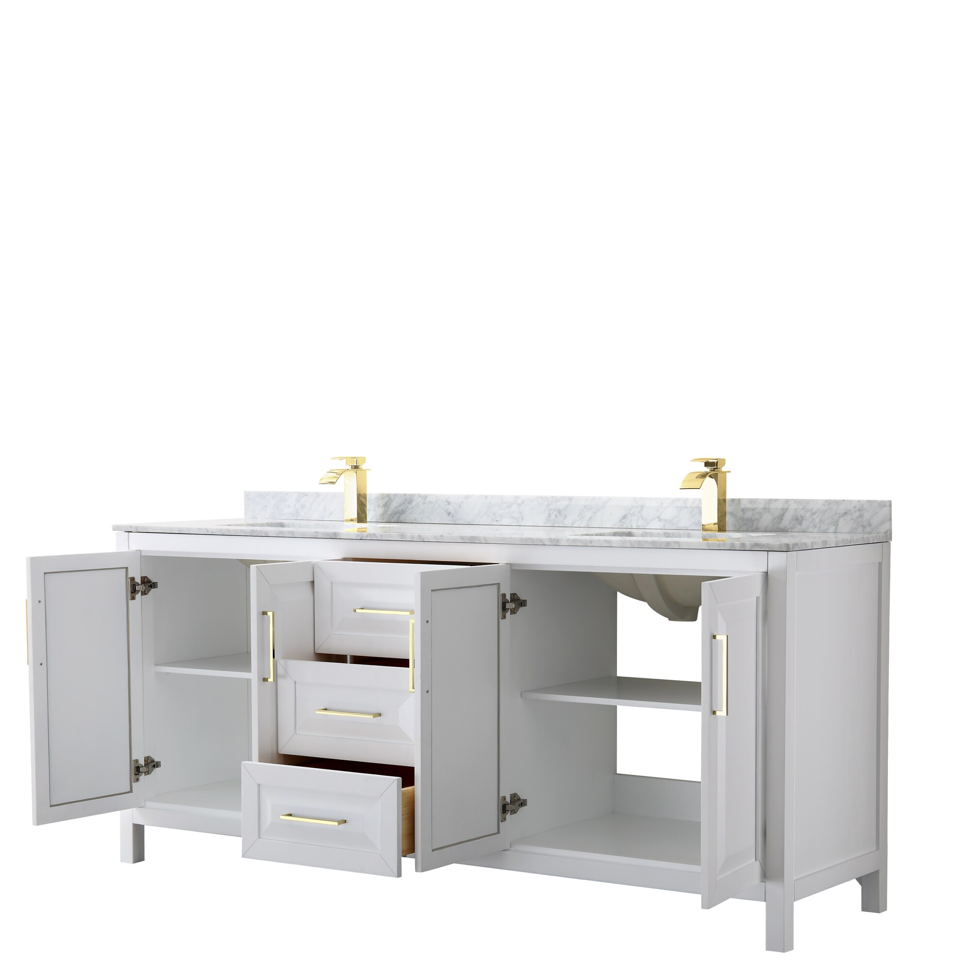 Wyndham Collection WCV252580DWGCMUNSMXX Bath-Vanity-Combo - View #2